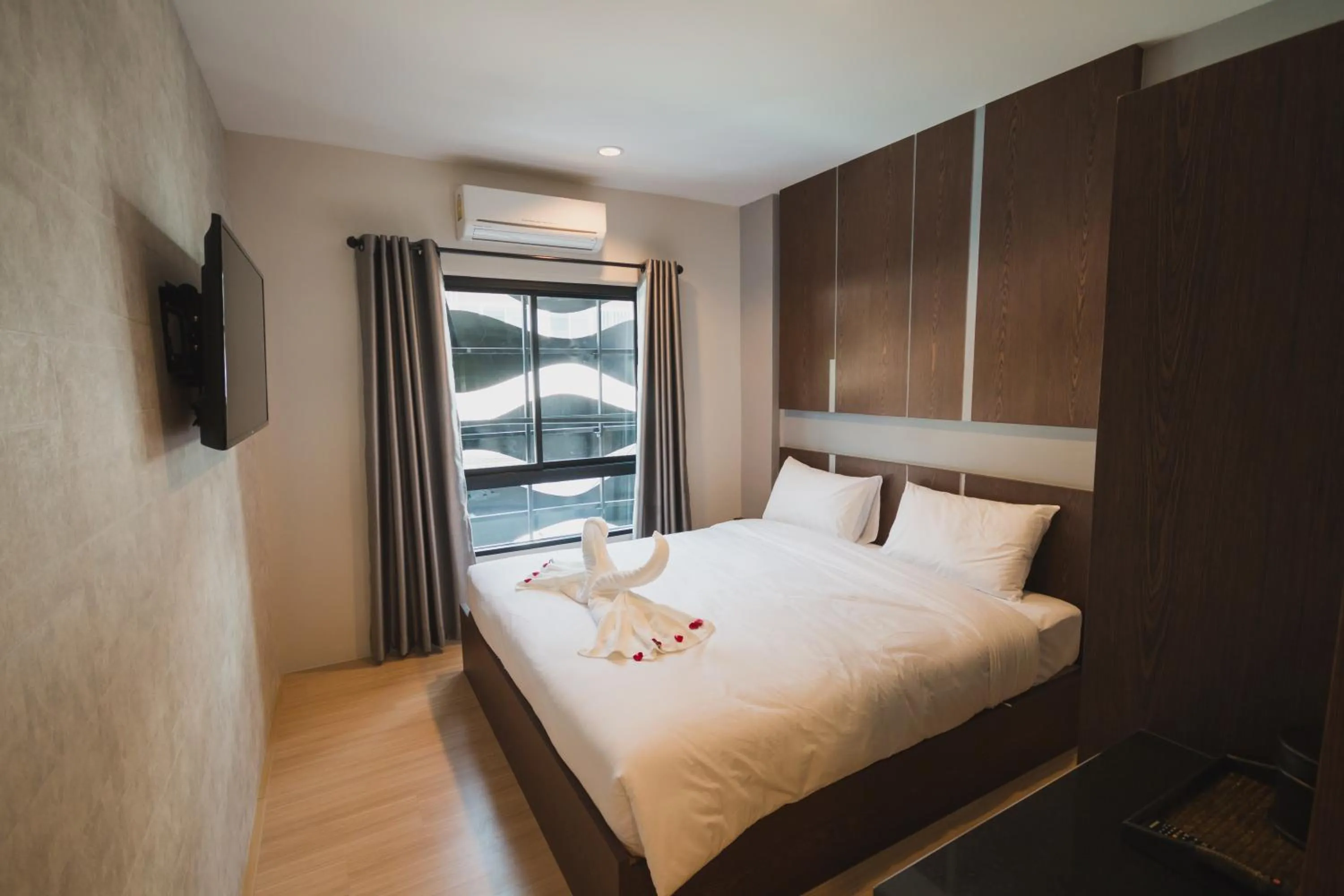 Bed in The Y Smart Hotel