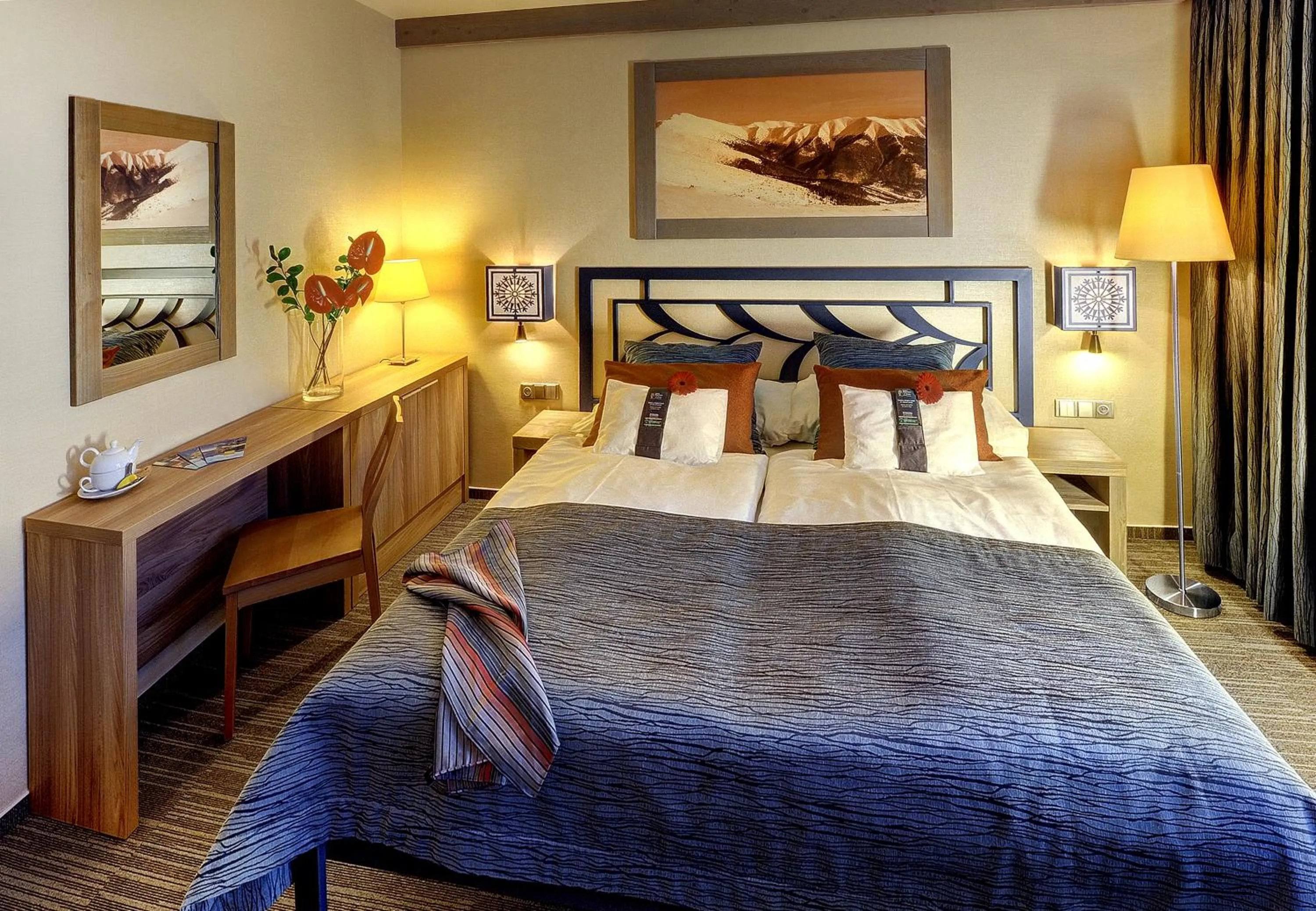 Bed in Hotel Grand Jasná