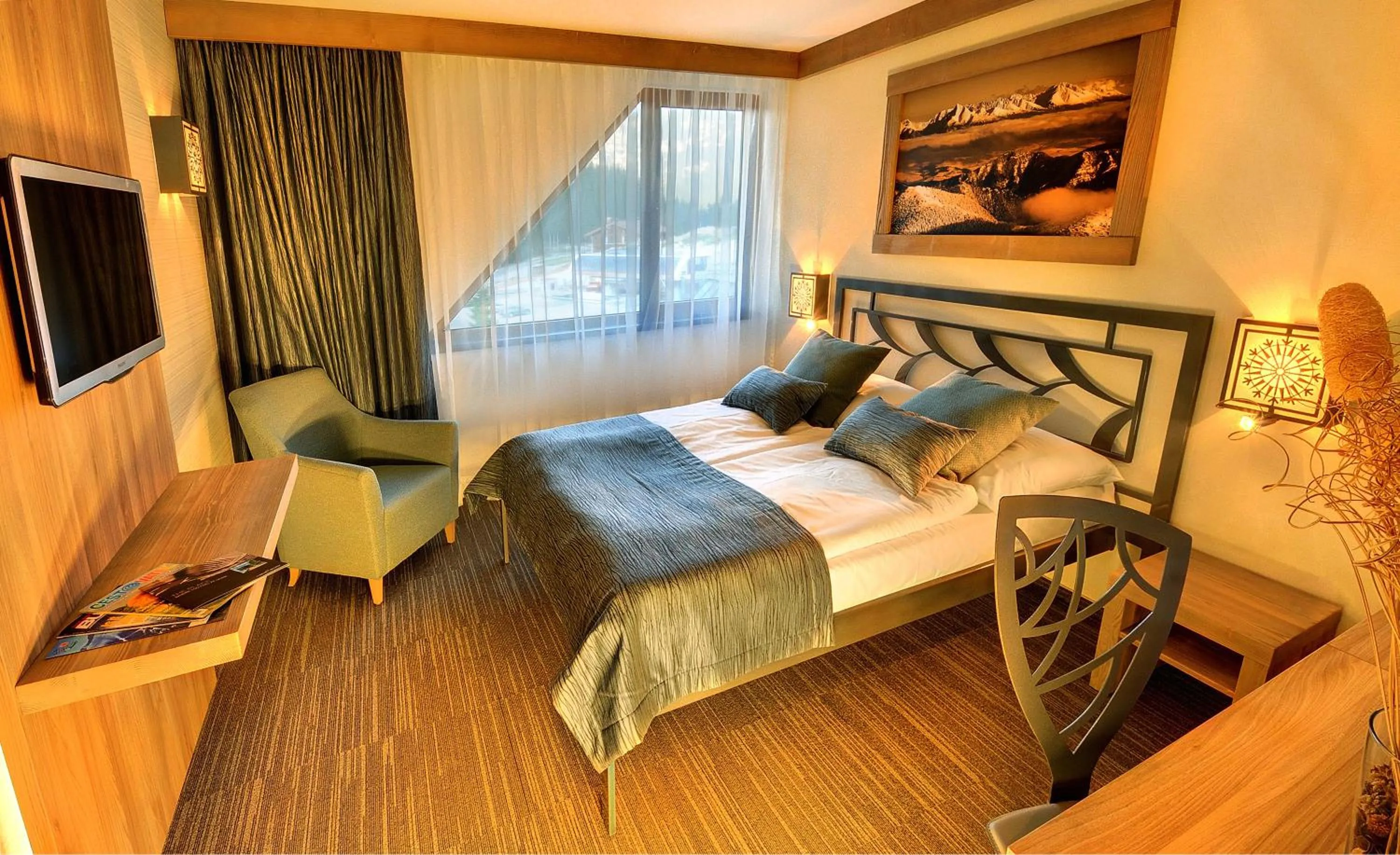 Bed in Hotel Grand Jasná