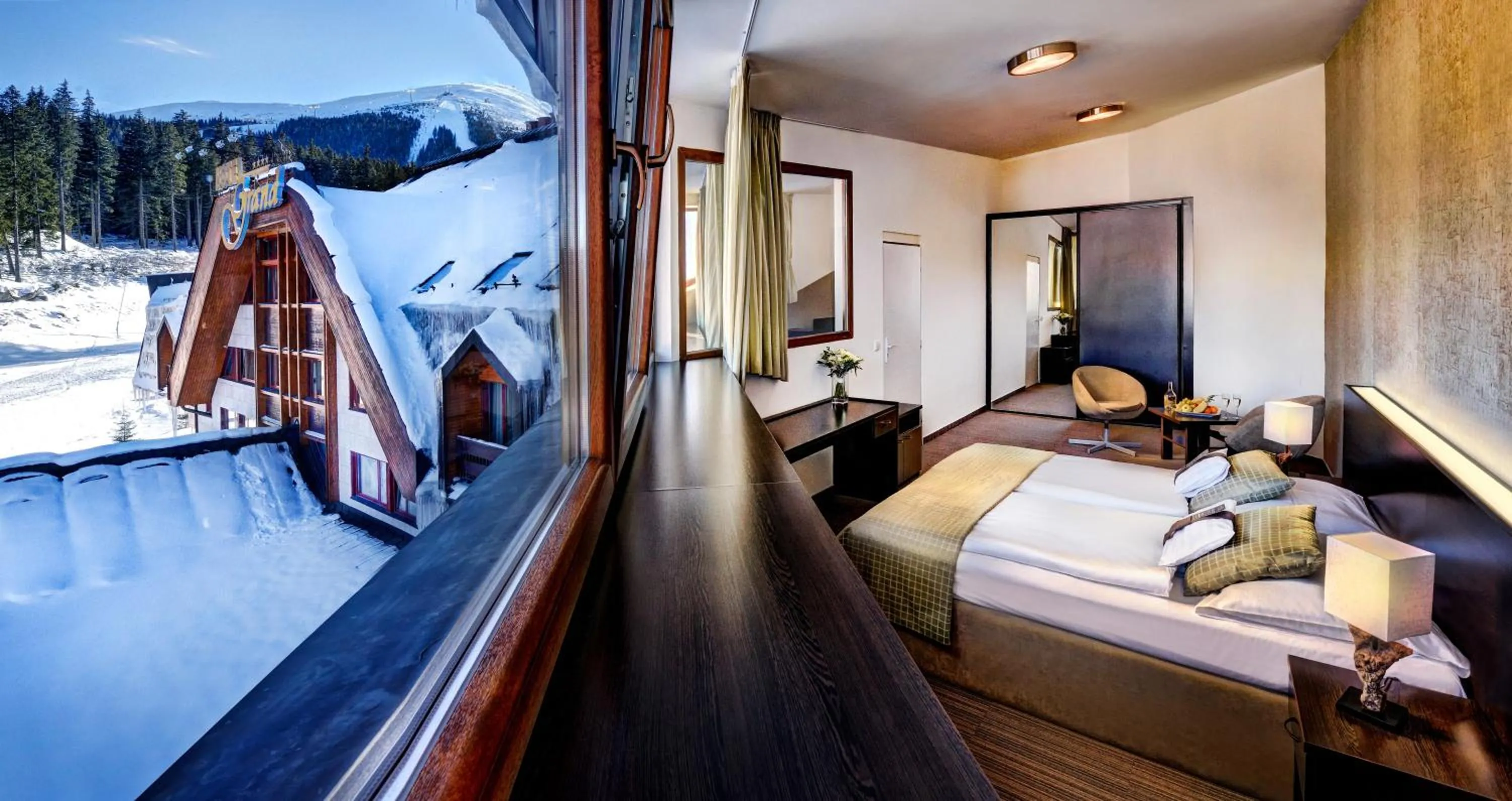 Bed in Hotel Grand Jasná