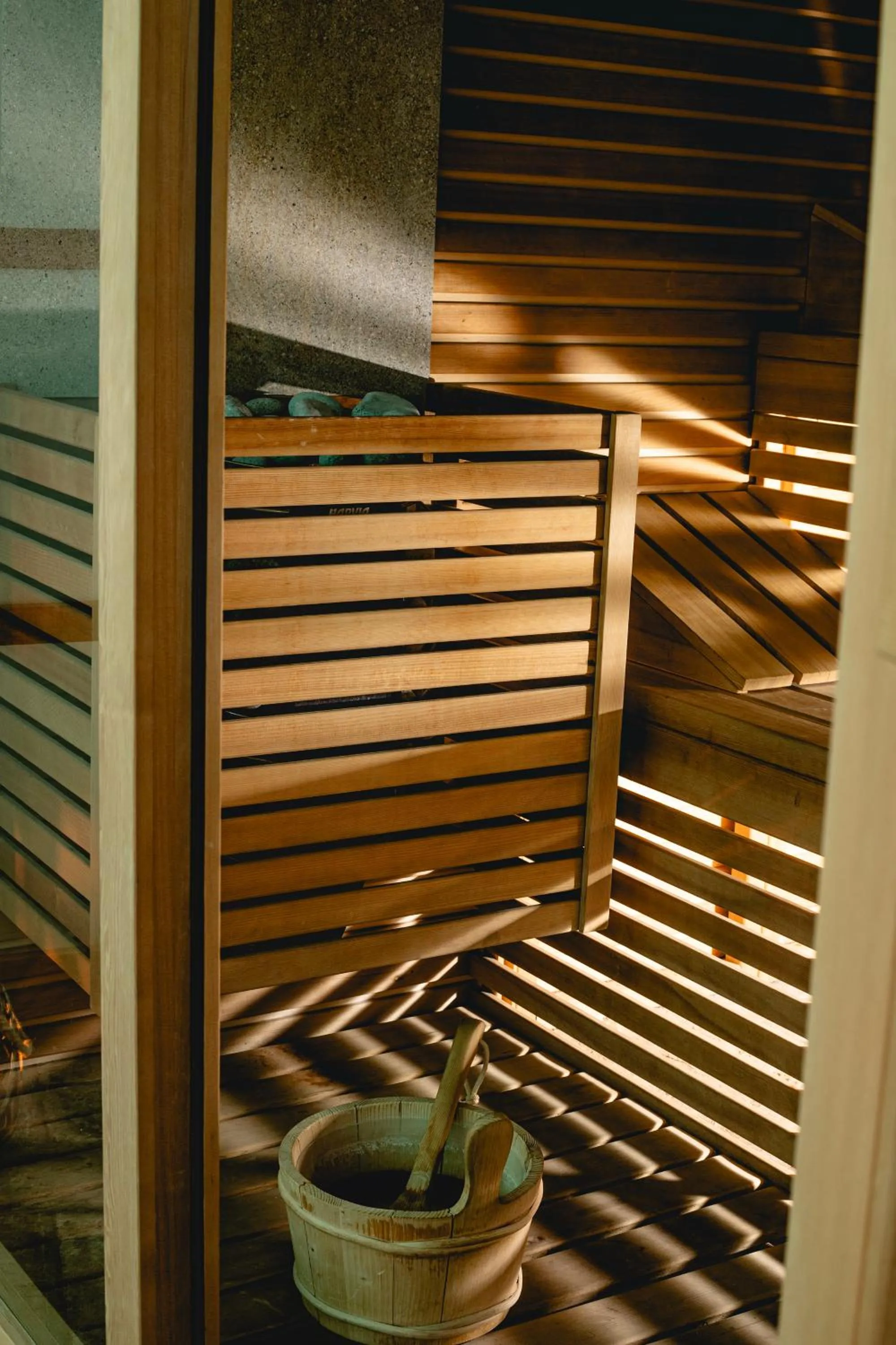 Sauna in Hotel Michelangelo Palace & SPA