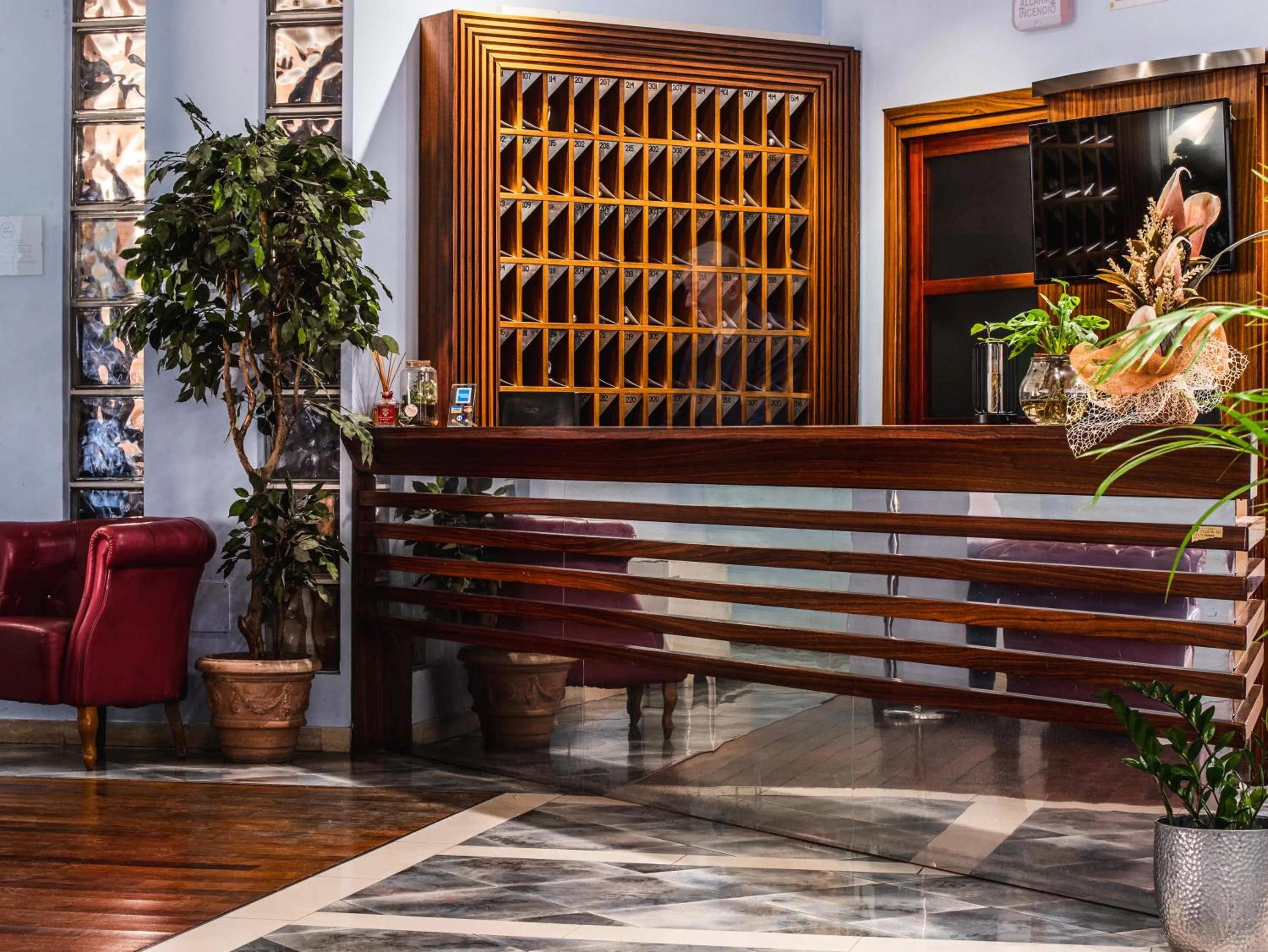 Lobby or reception in Hotel Michelangelo Palace & SPA