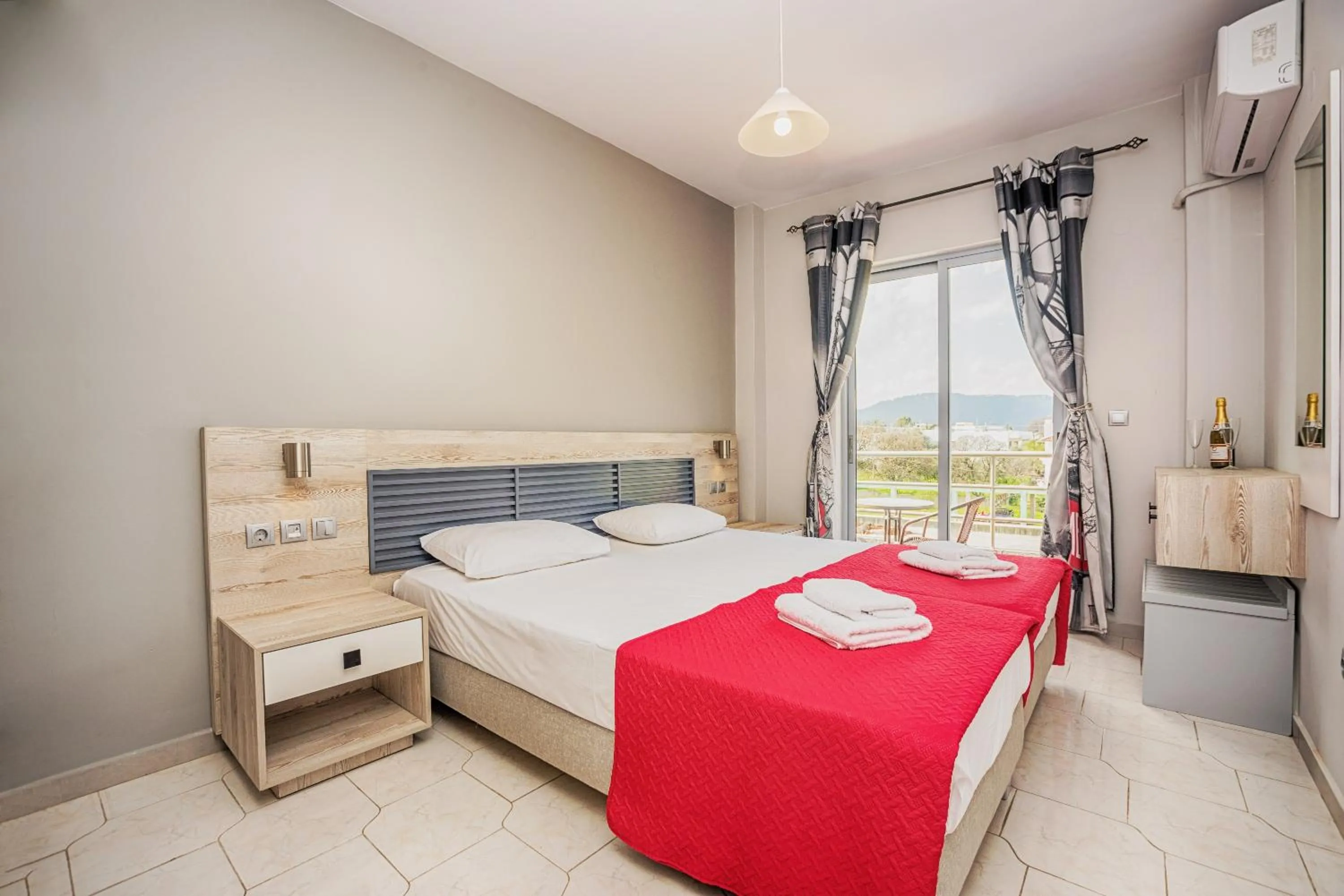 Bed in Maritina Apartments