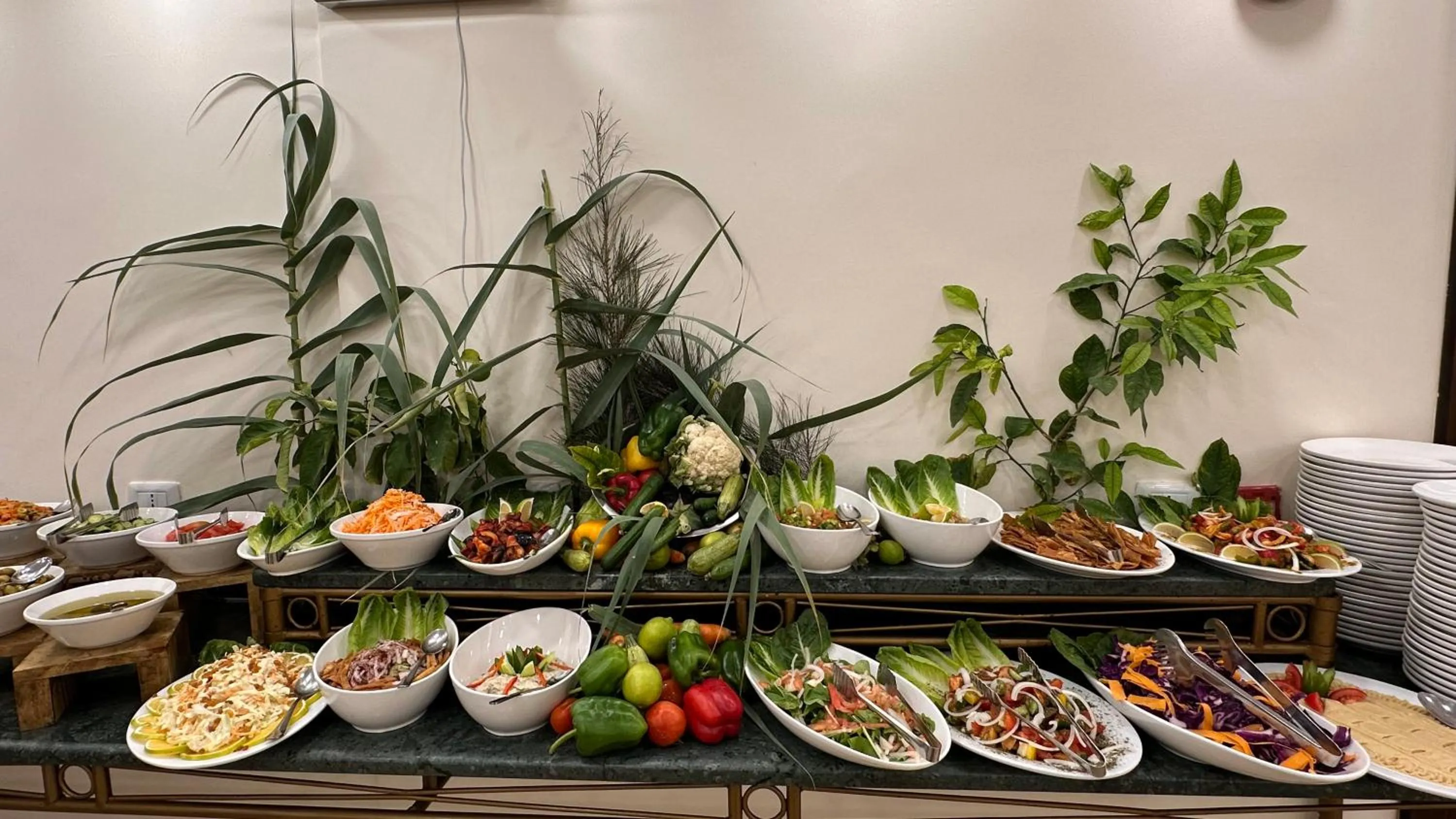 Buffet breakfast in Sharah Mountains Hotel