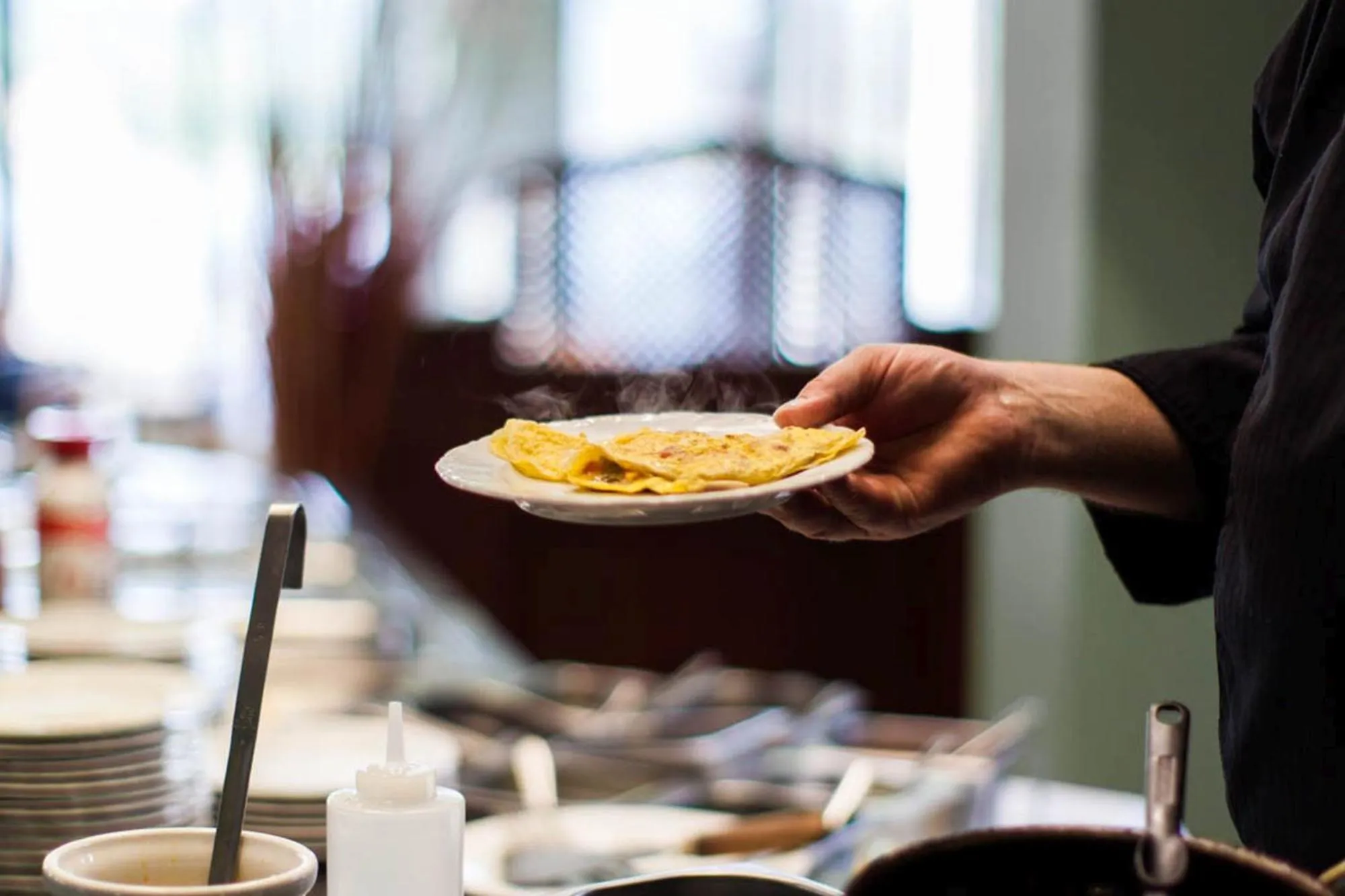 Buffet breakfast in Hotel Parks