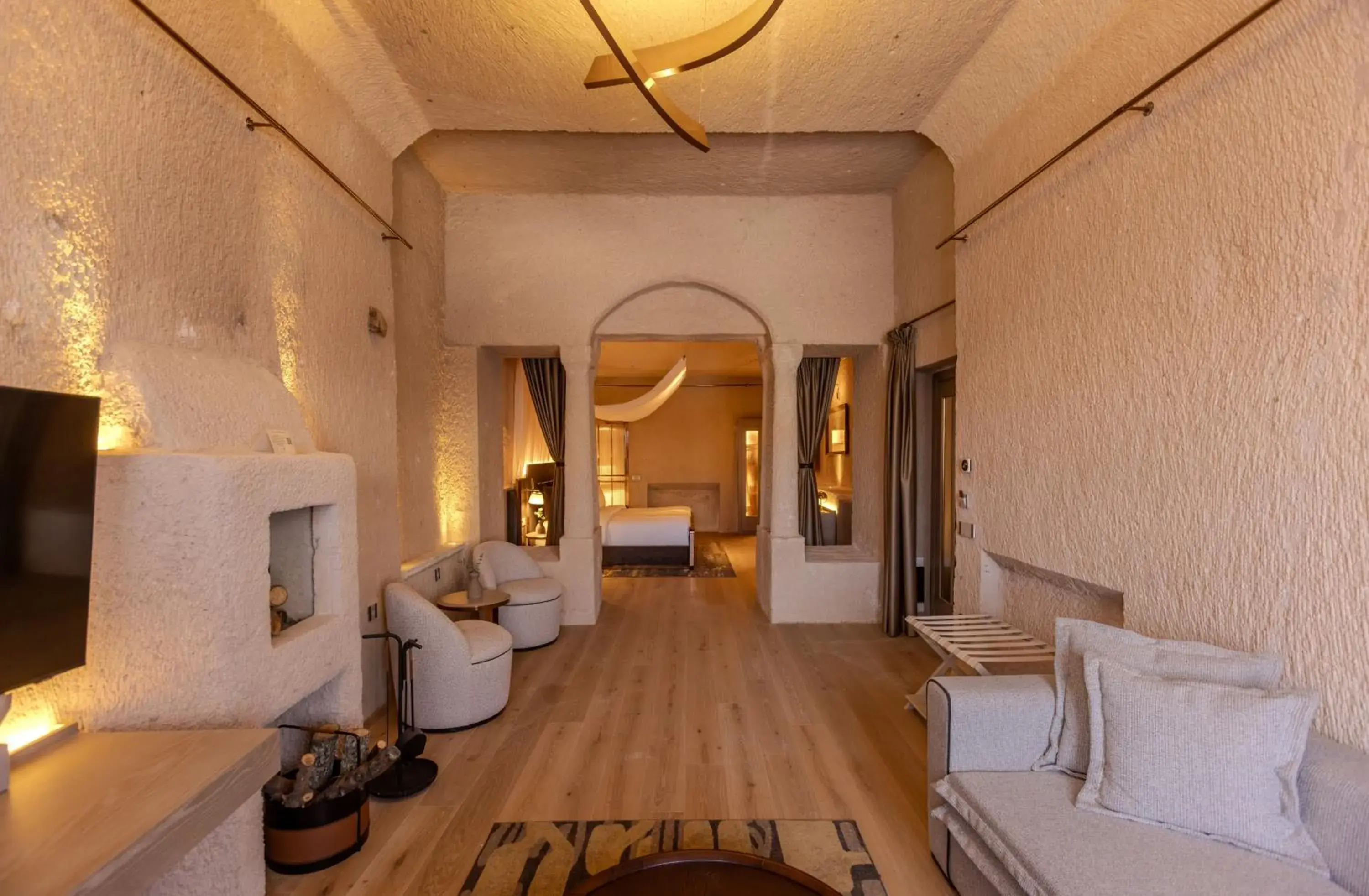 Bed in Avantgarde Refined Caves Of Cappadocia Bed in Avantgarde Refined Caves Of Cappadocia