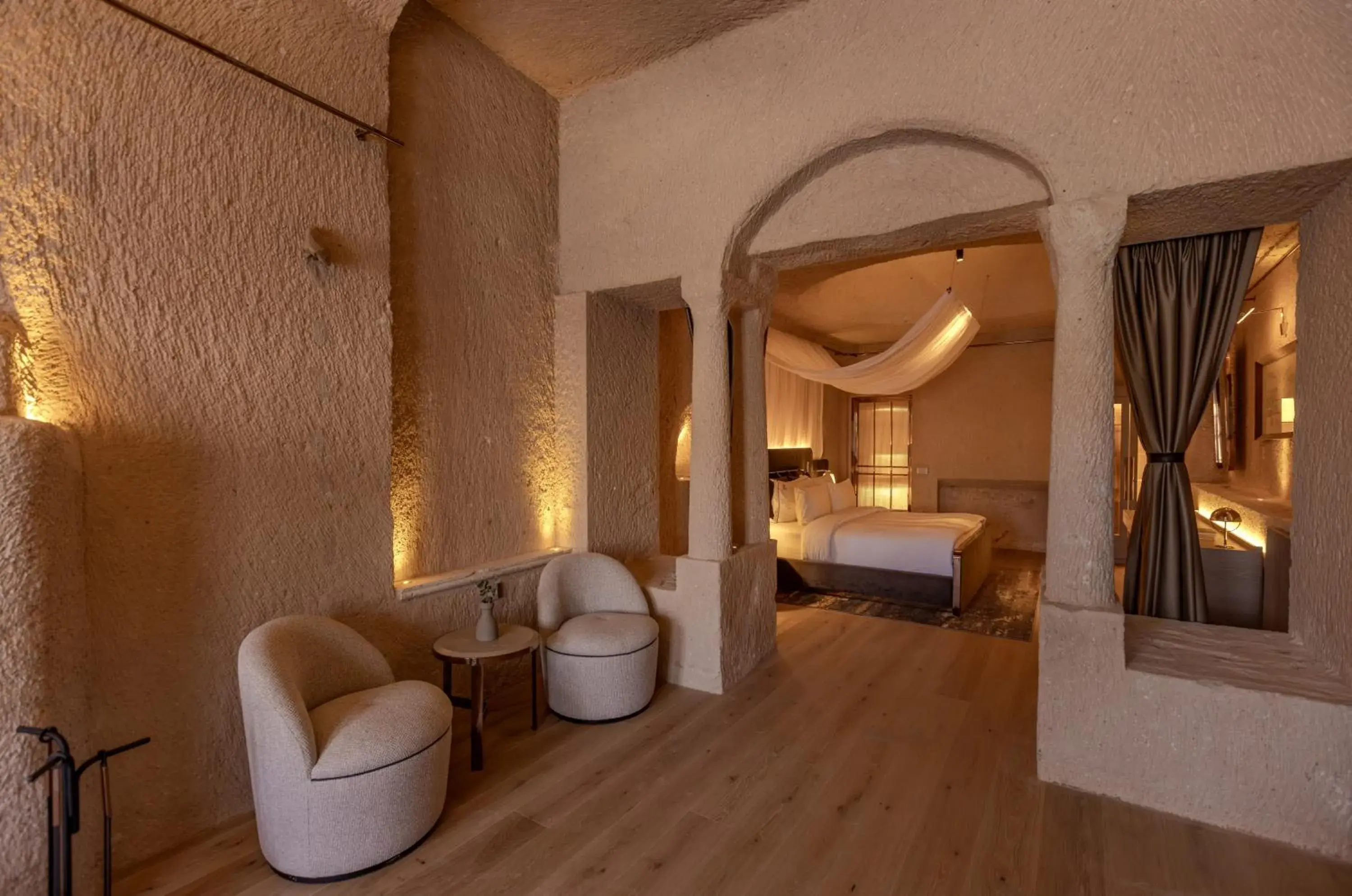 Bed in Avantgarde Refined Caves Of Cappadocia Bed in Avantgarde Refined Caves Of Cappadocia