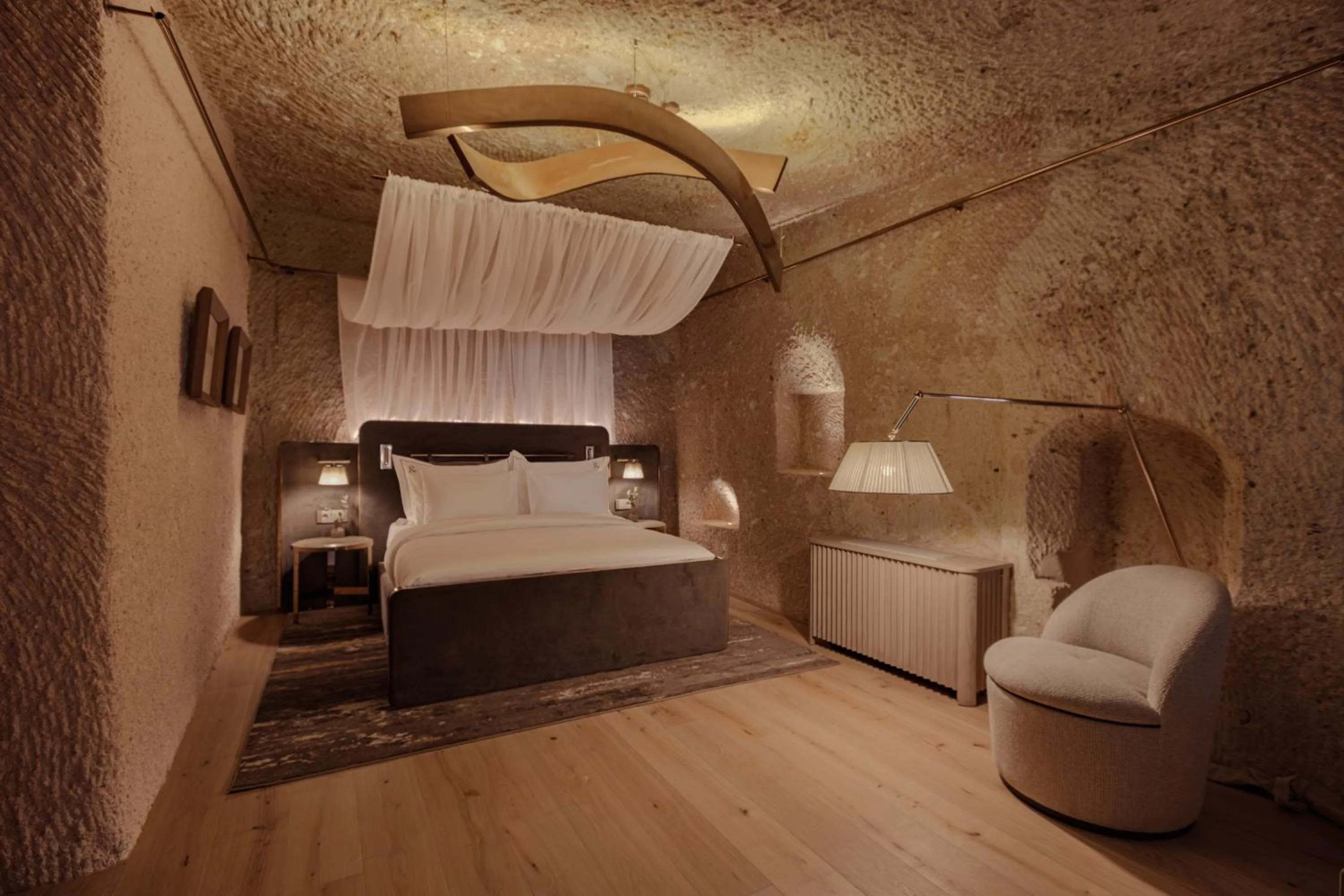 Bed in Avantgarde Refined Caves Of Cappadocia