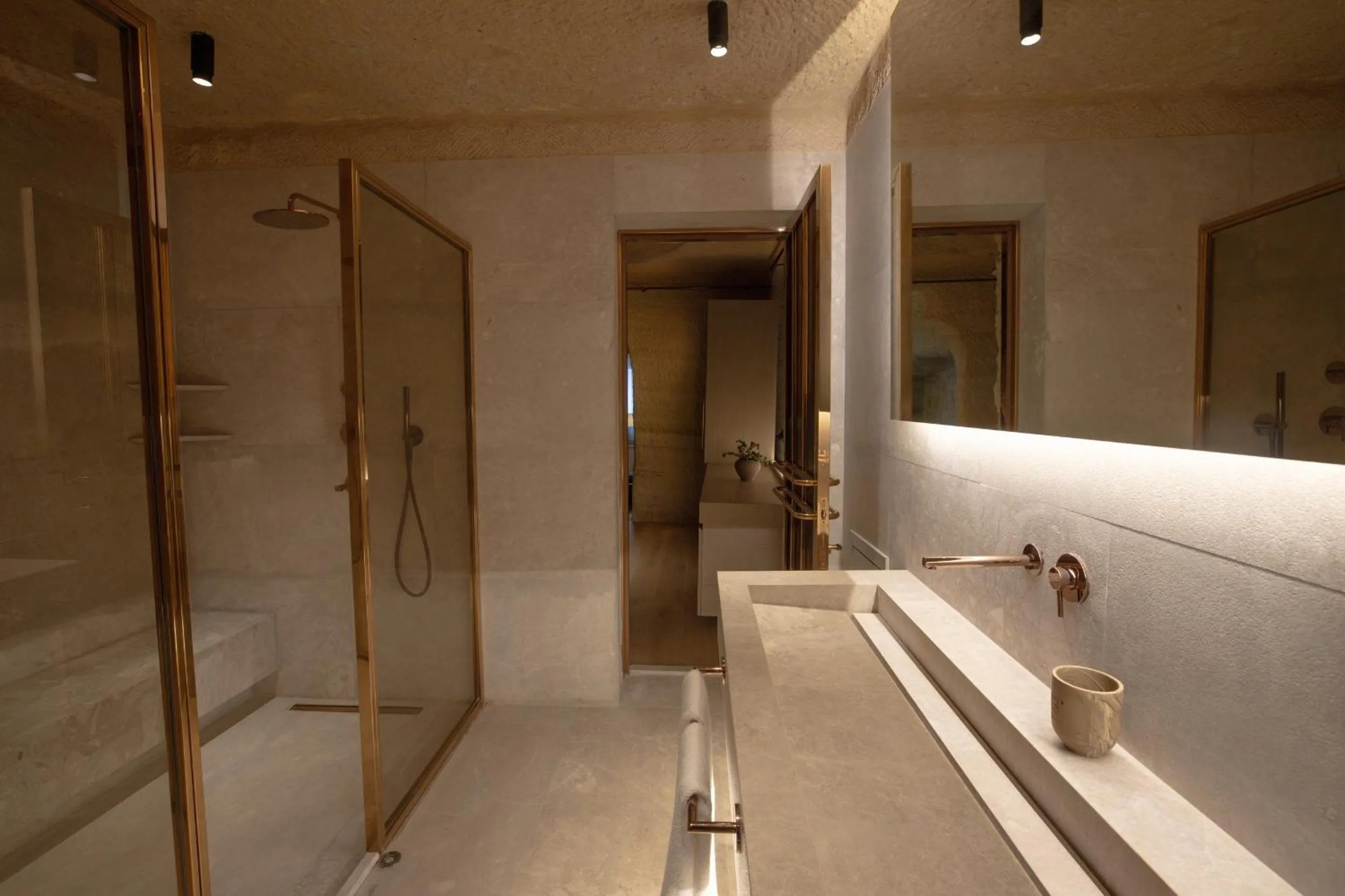Bathroom in Avantgarde Refined Caves Of Cappadocia