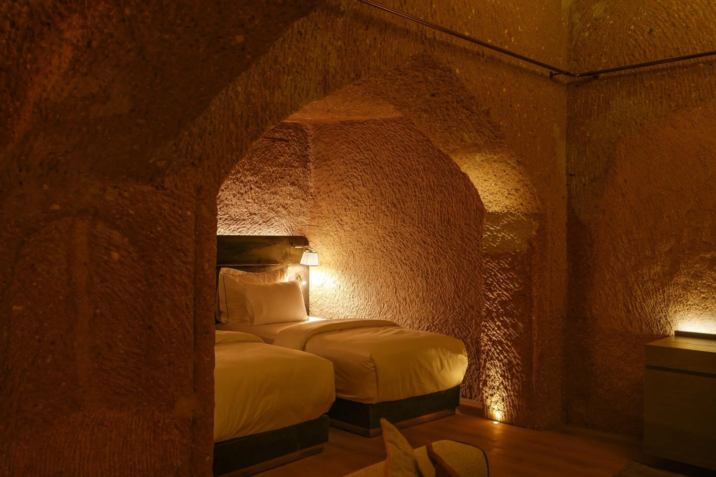 Bed in Avantgarde Refined Caves Of Cappadocia
