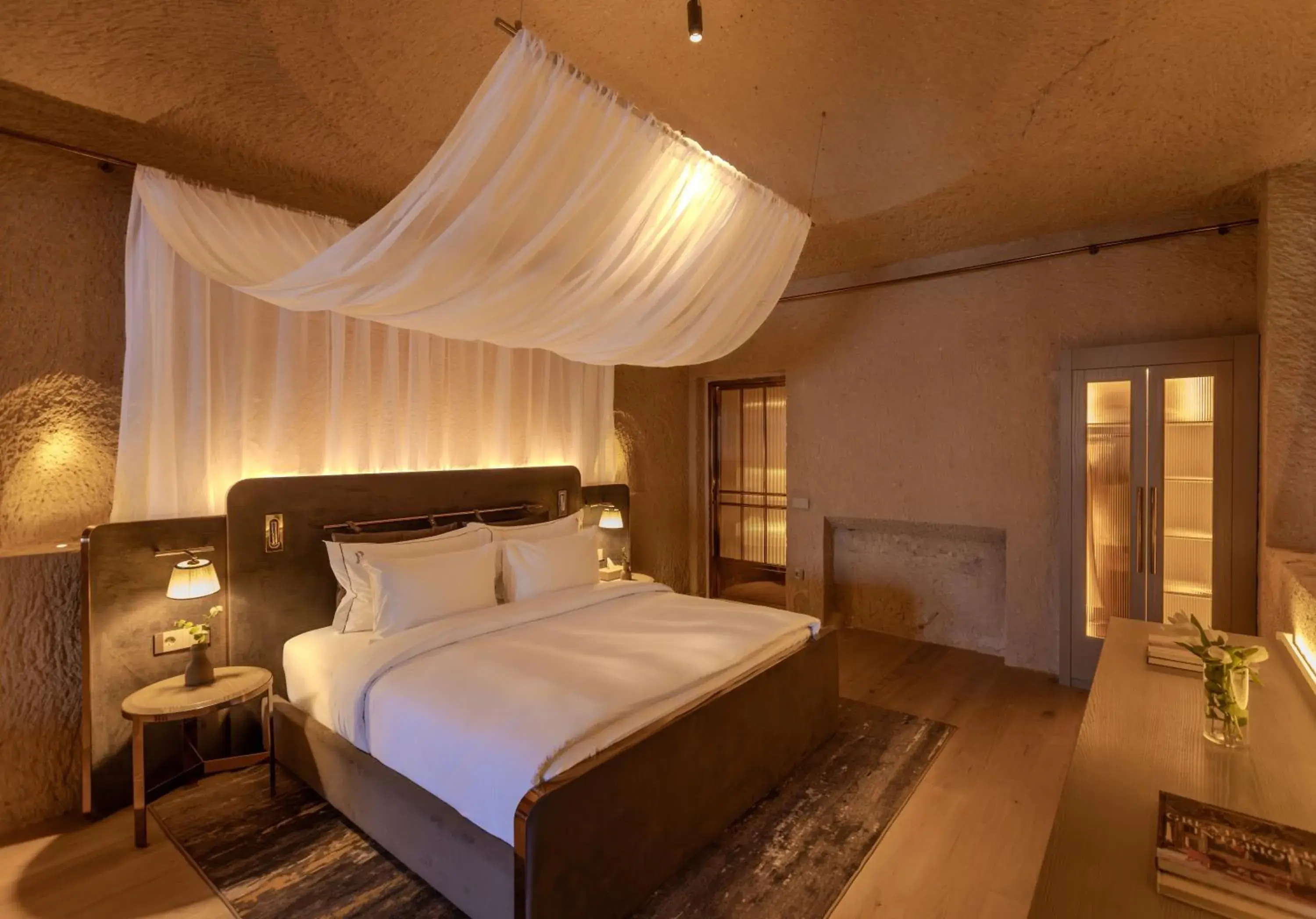 Bed in Avantgarde Refined Caves Of Cappadocia Bed in Avantgarde Refined Caves Of Cappadocia