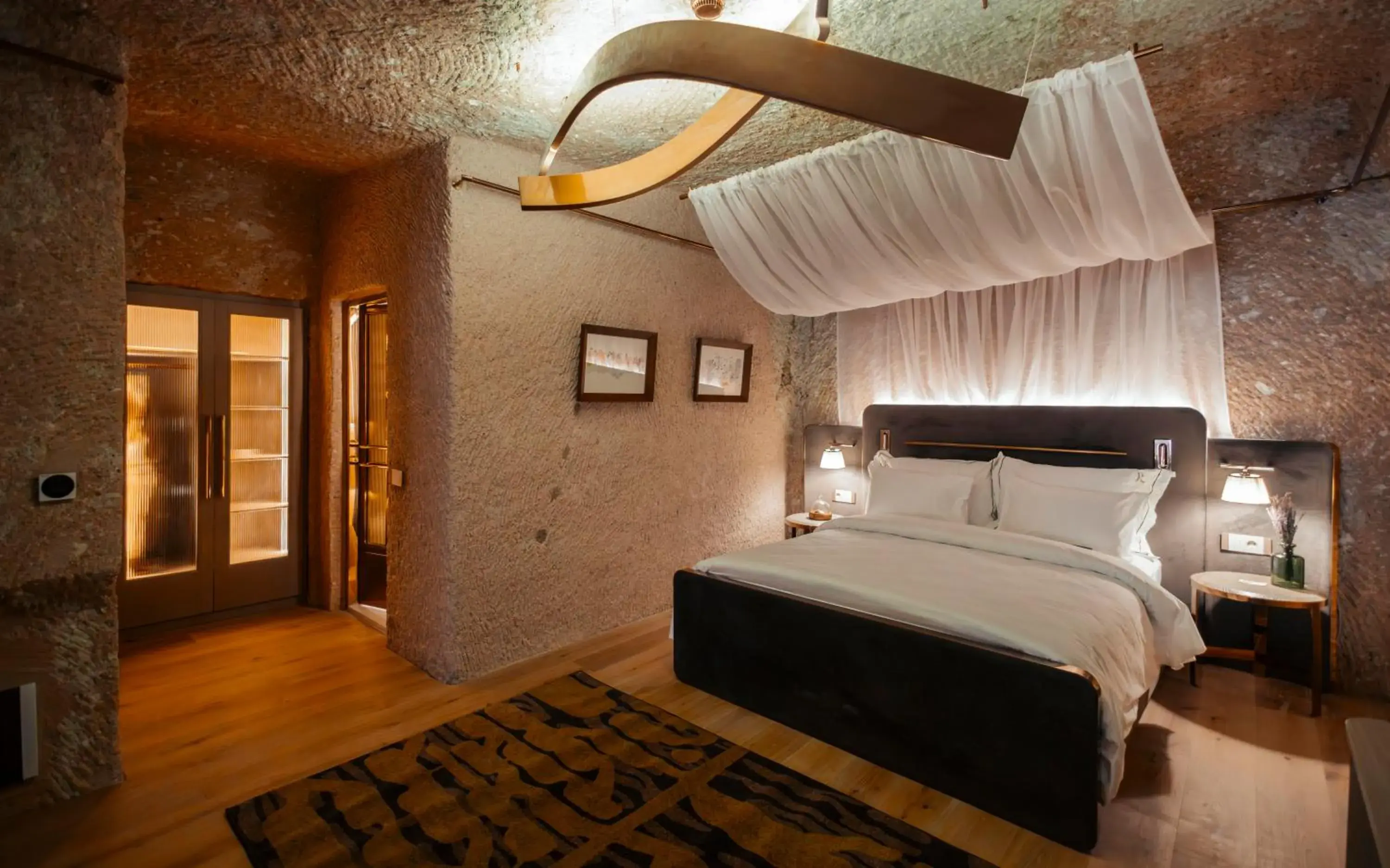Bed in Avantgarde Refined Caves Of Cappadocia Bed in Avantgarde Refined Caves Of Cappadocia