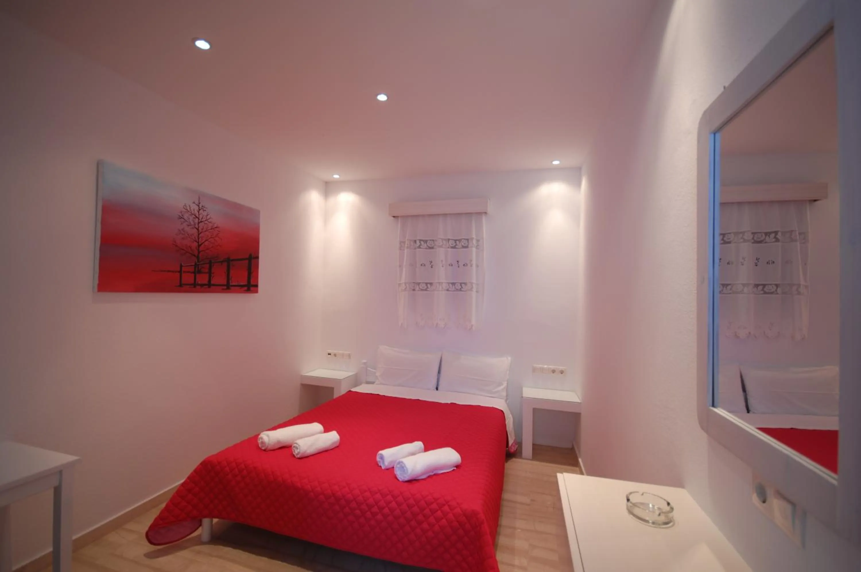 Bedroom, Bed in Hotel Milena