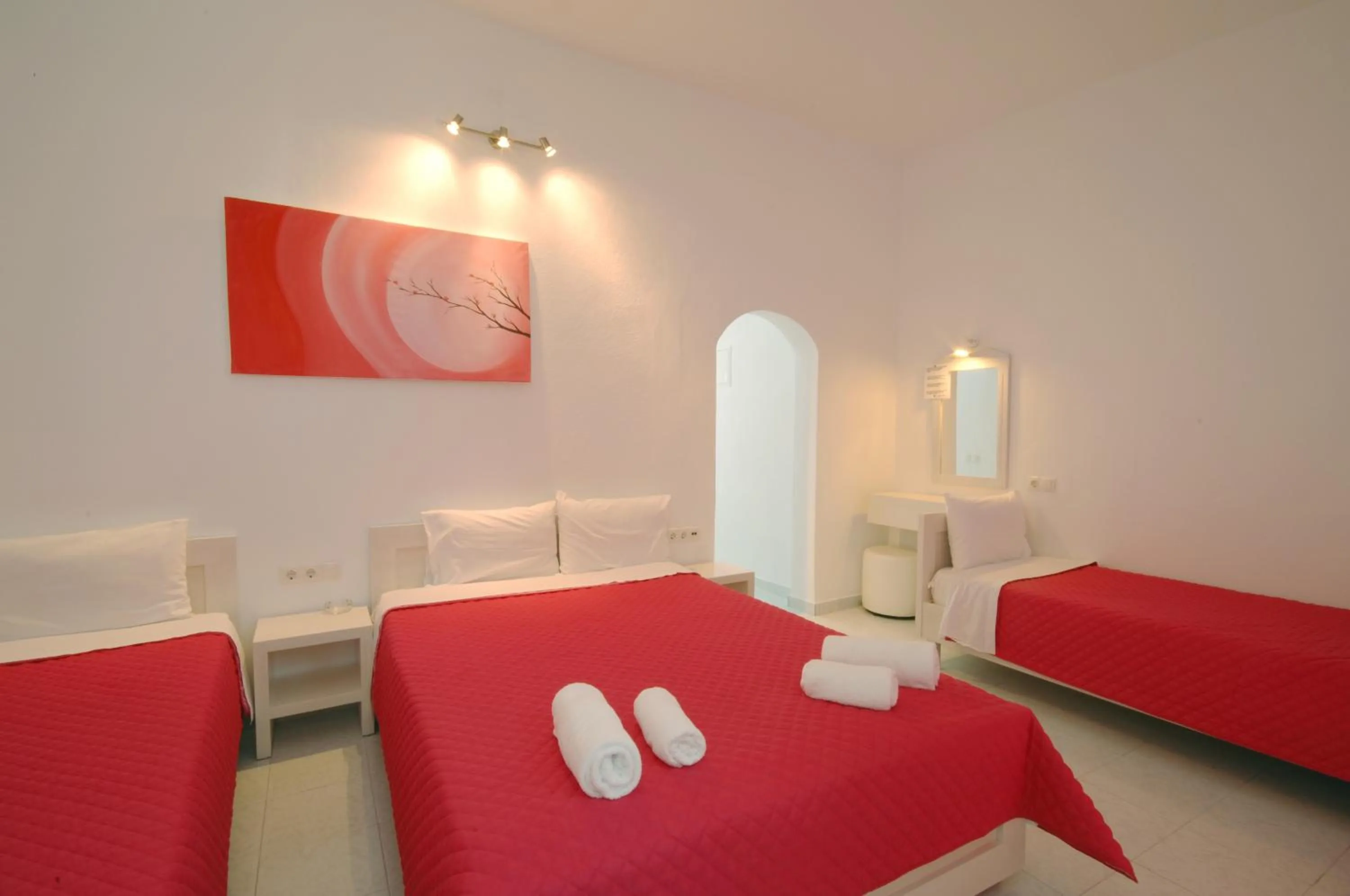 Bedroom, Bed in Hotel Milena