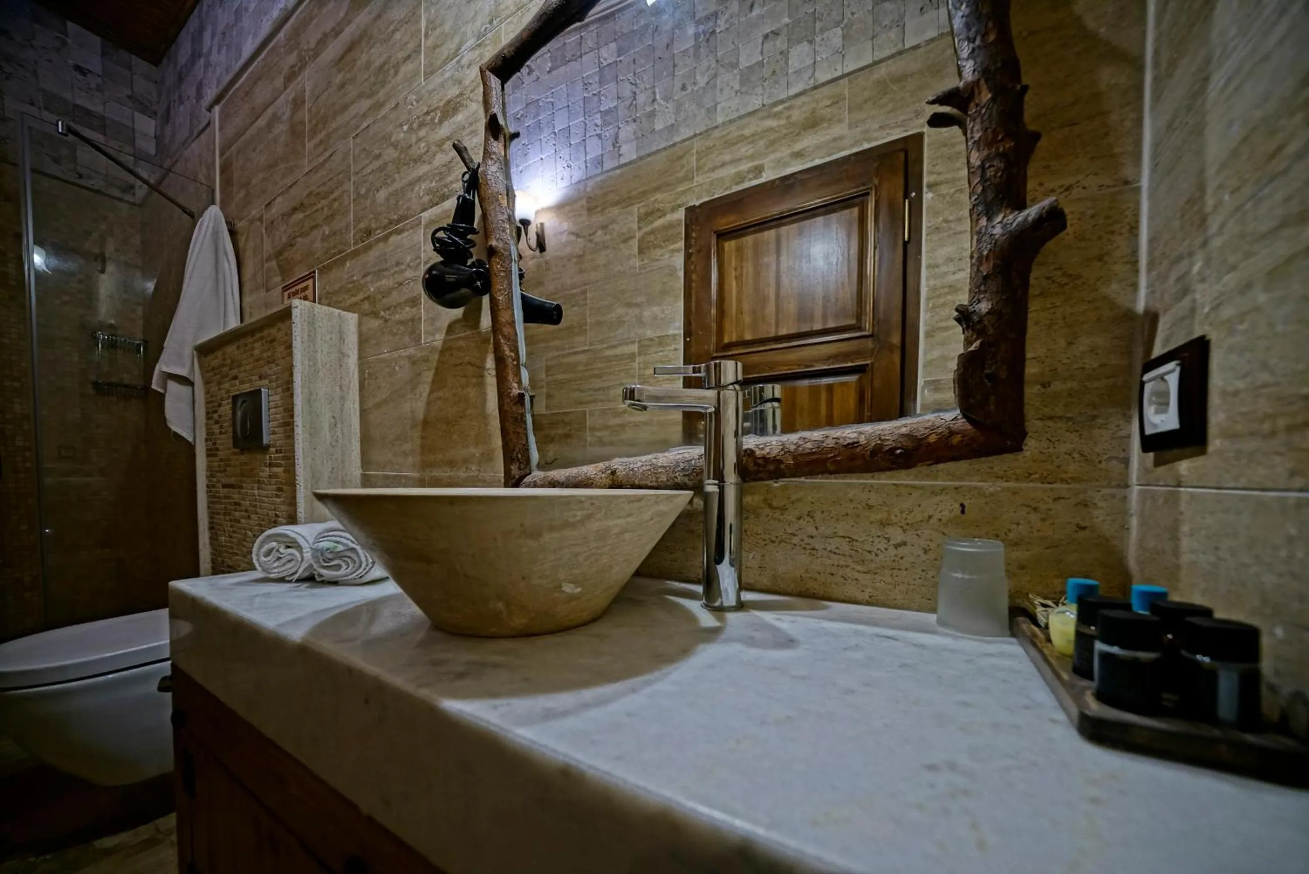 Bathroom in Holiday Cave Hotel