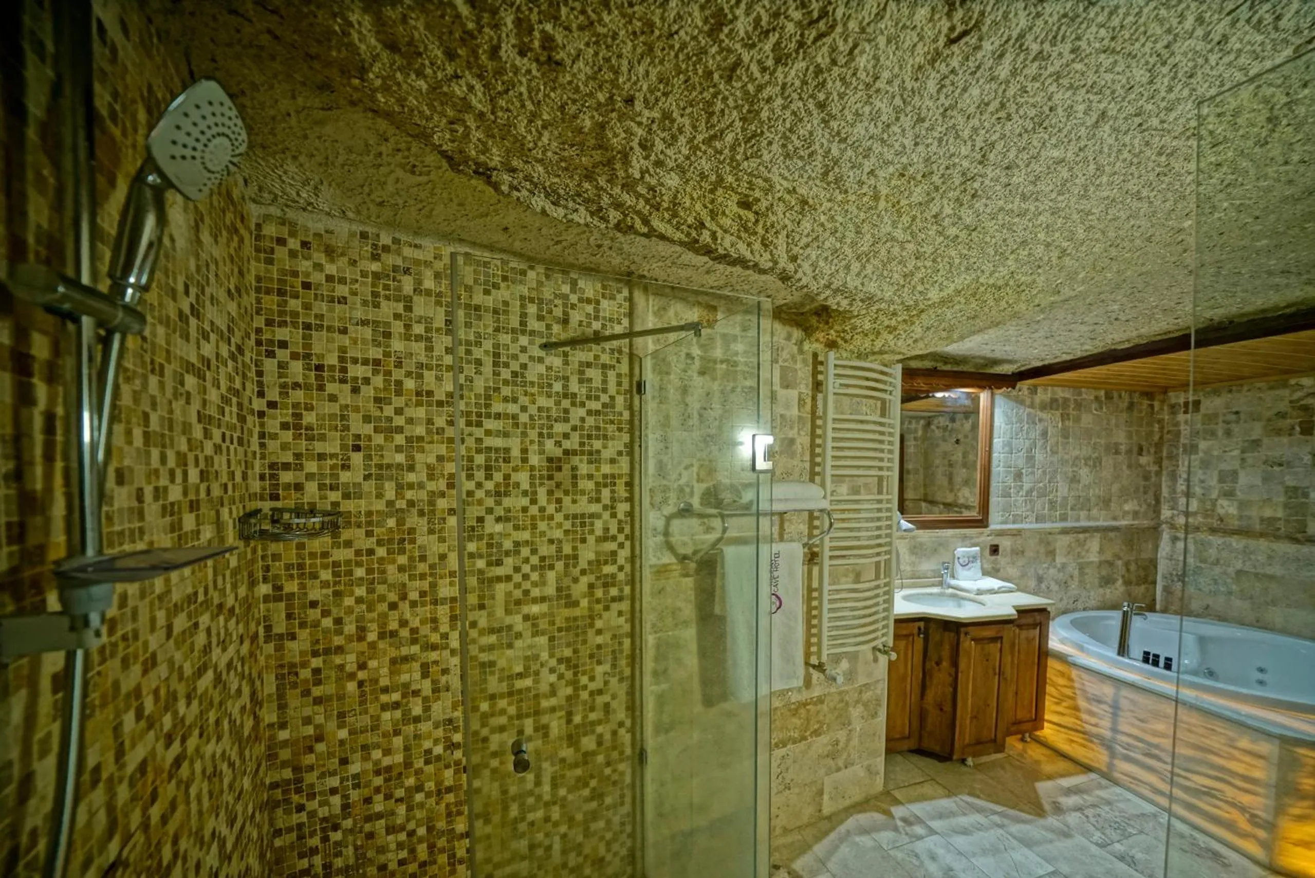 Bathroom in Holiday Cave Hotel