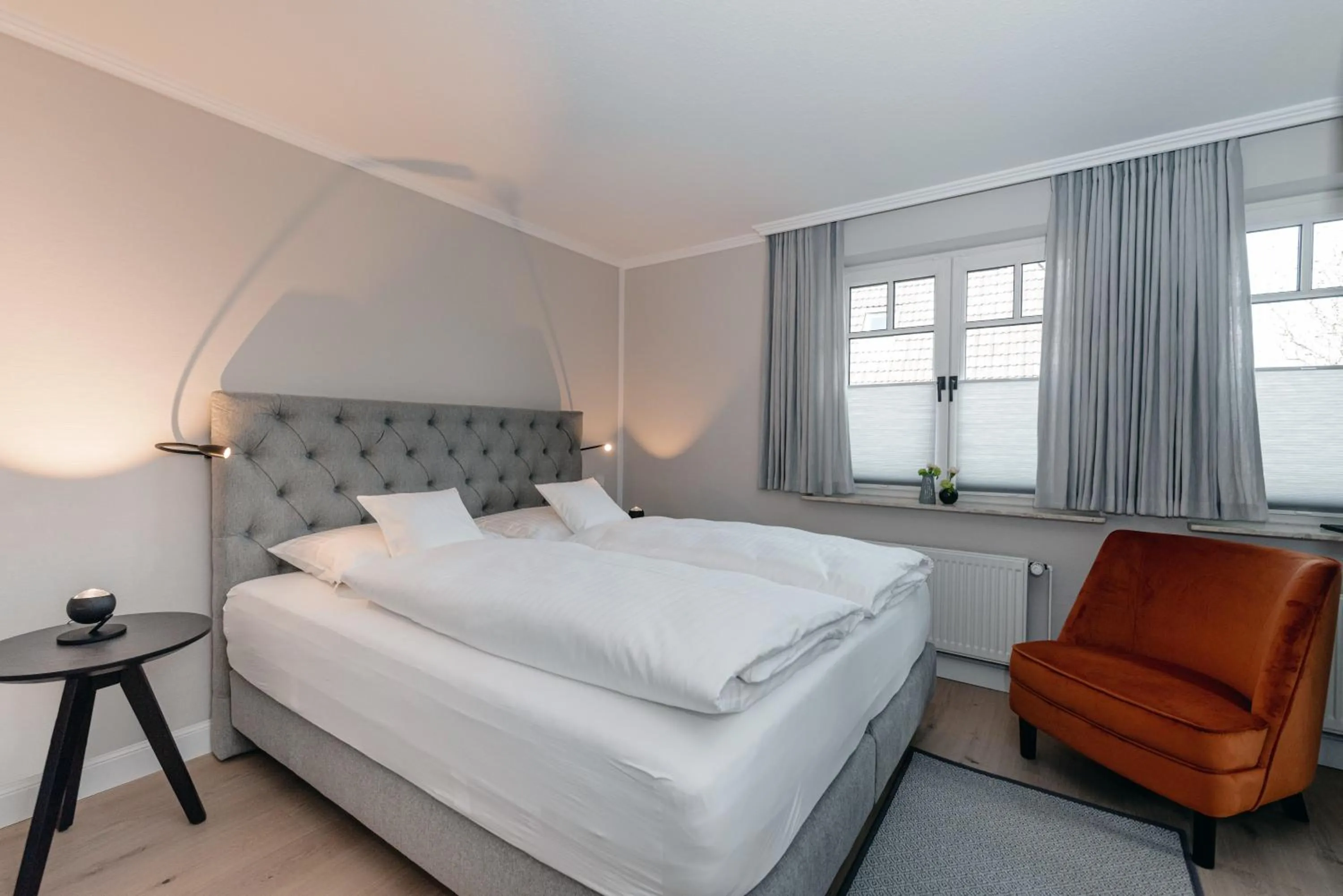 Photo of the whole room, Bed in Jaumann's Südwind Sylt