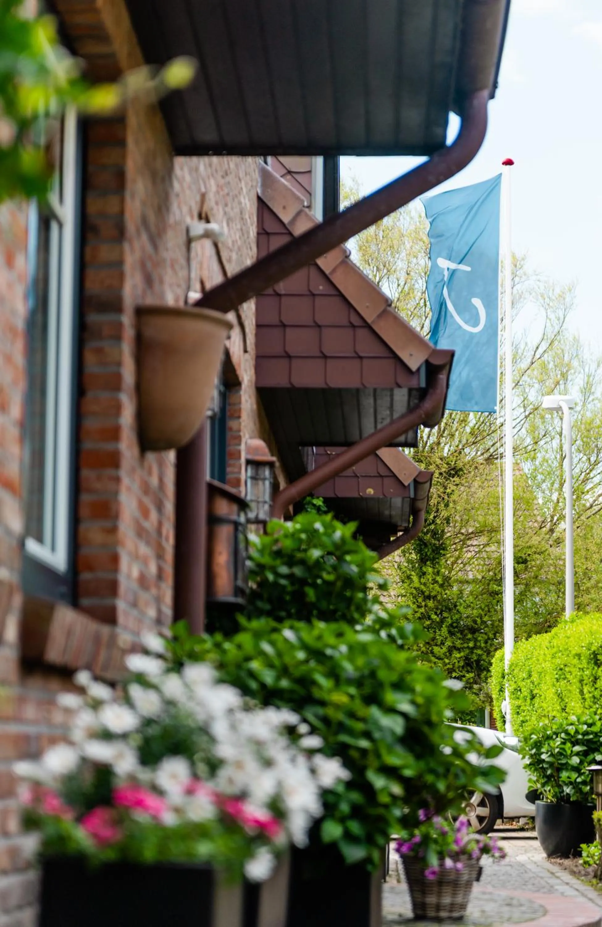 Facade/entrance in Jaumann's Südwind Sylt