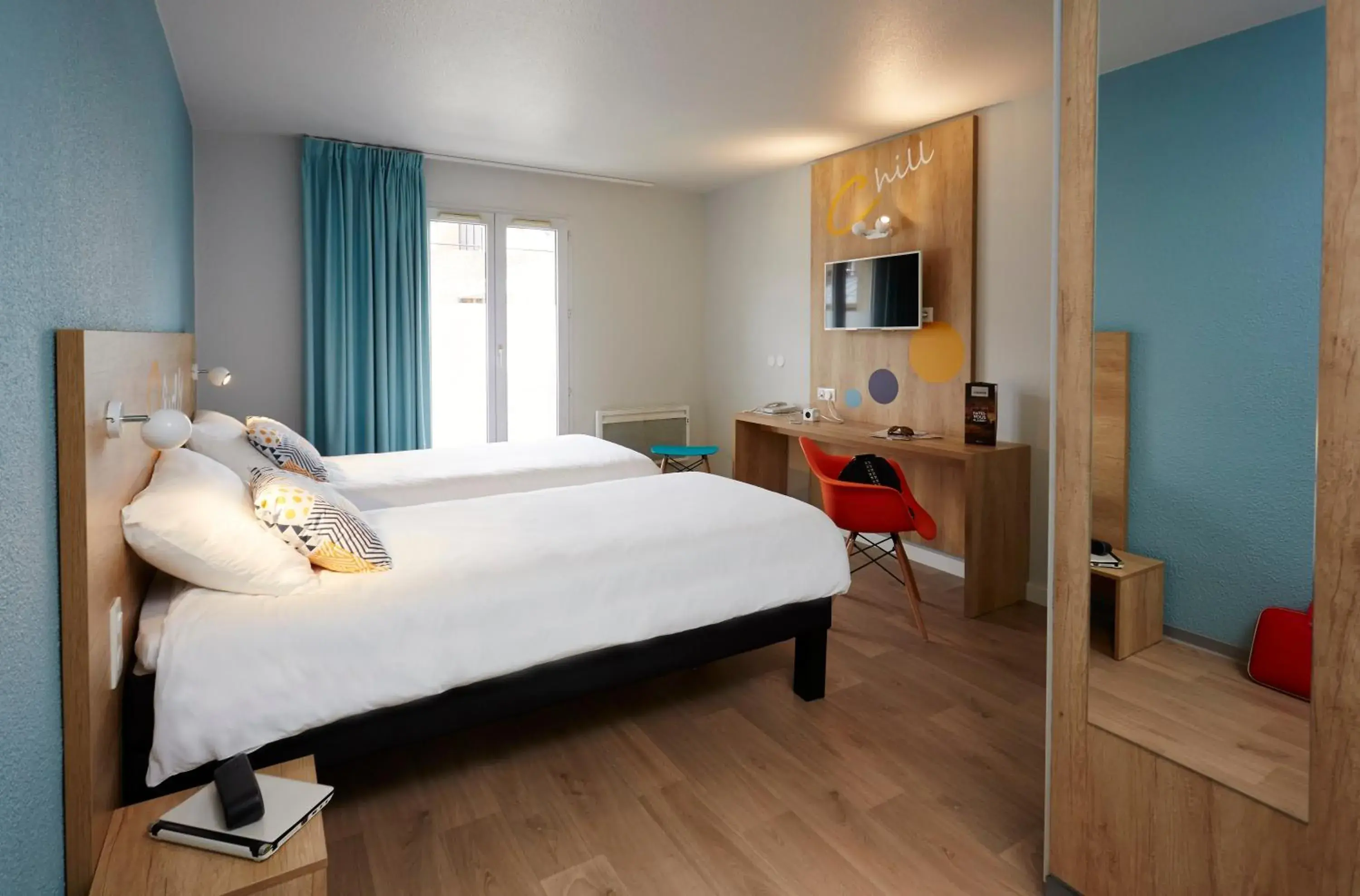 Twin Room in Hôtel Baudouin Twin Room in Hôtel Baudouin