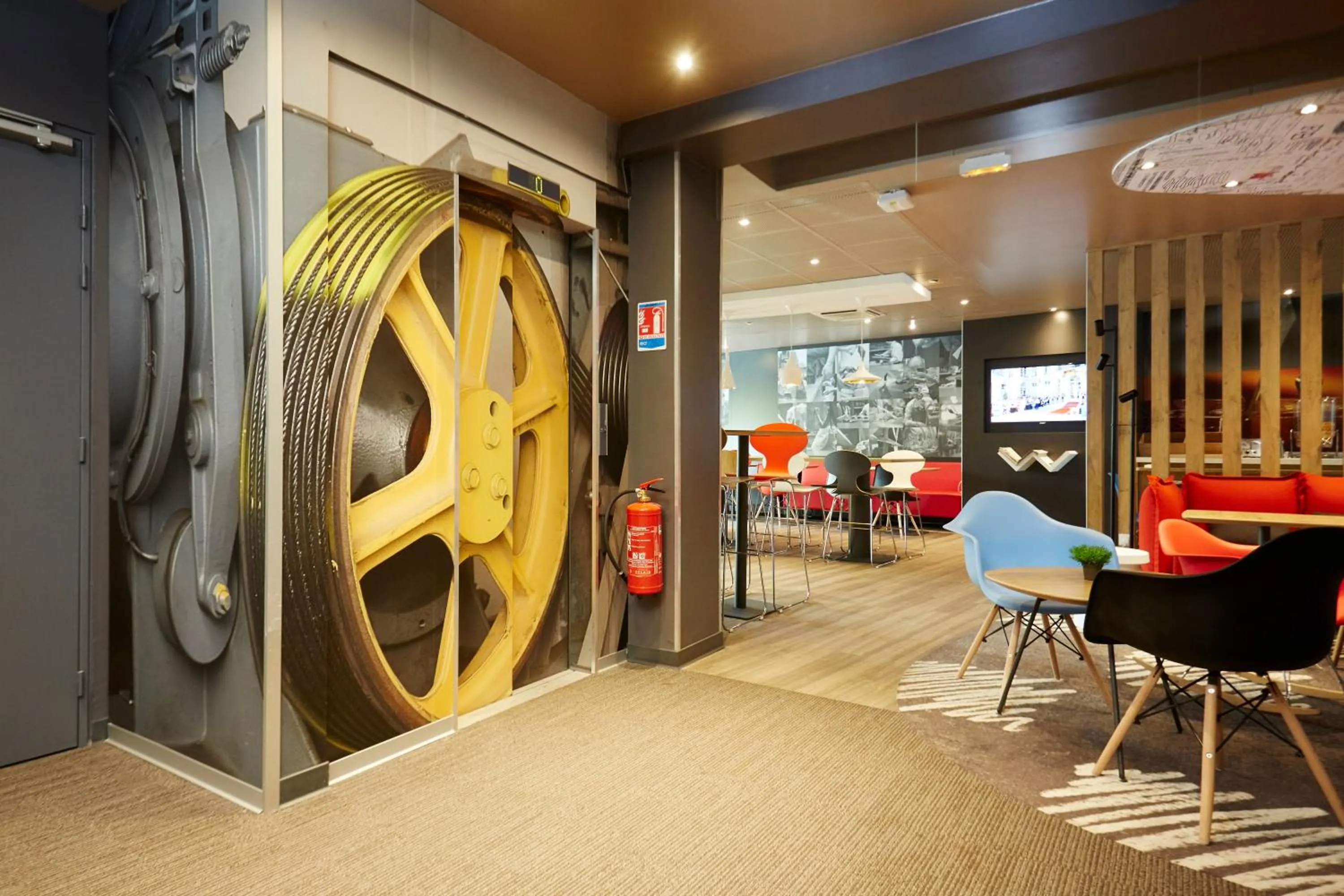 Lobby or reception in Hôtel Baudouin