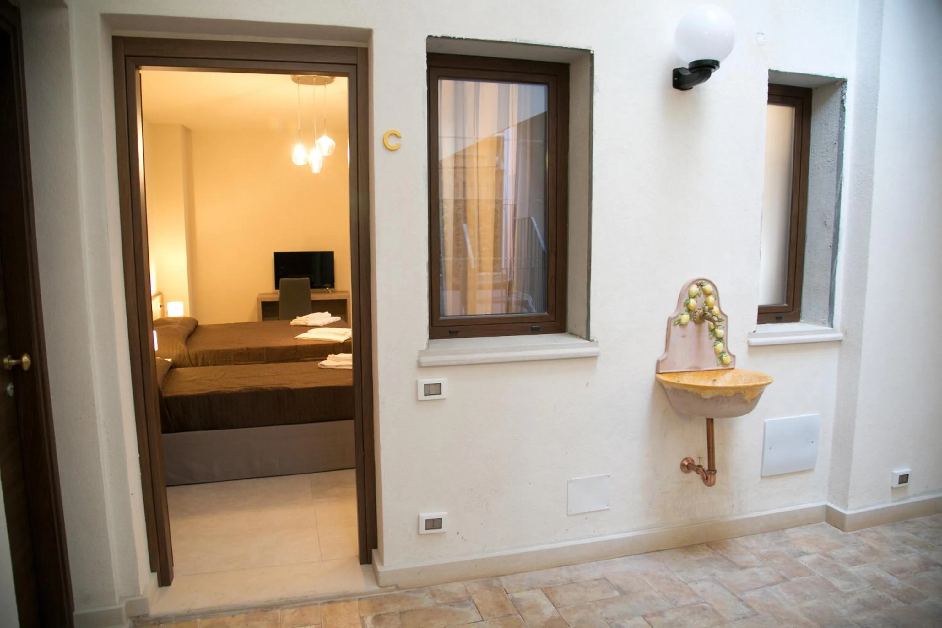 Balcony/Terrace, Bed in B&B Il Volo