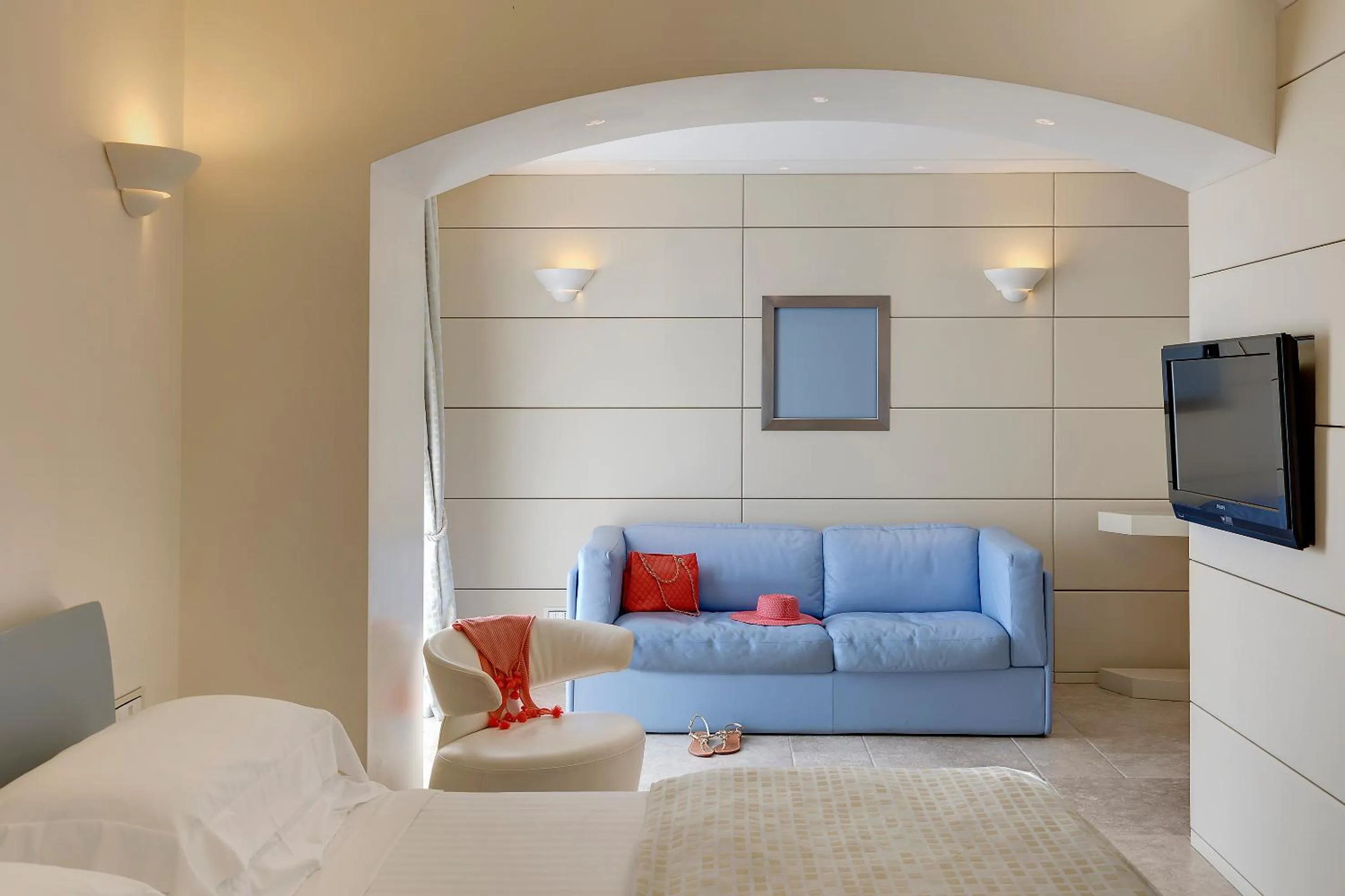 Photo of the whole room in Hotel Villa Blu Capri