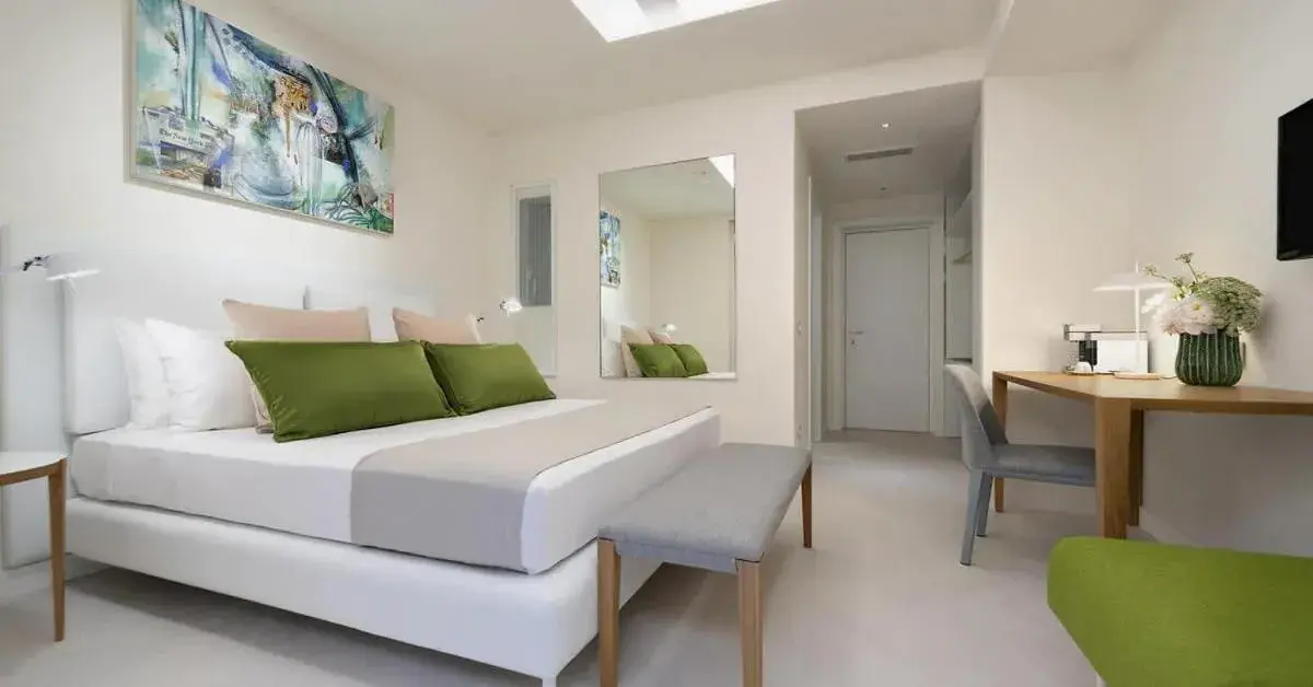 Bed in Hotel Villa Blu Capri Bed in Hotel Villa Blu Capri