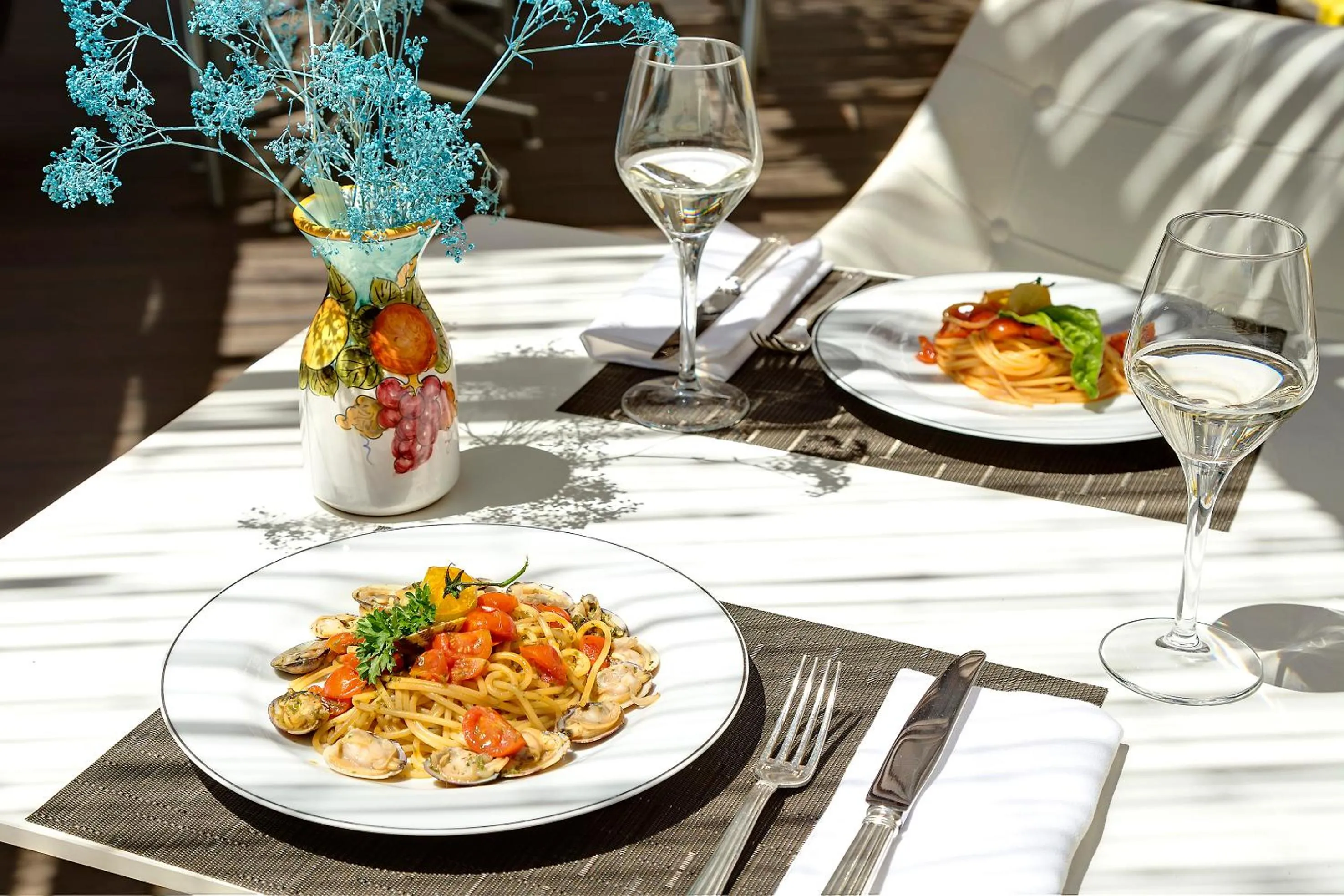 Food close-up in Hotel Villa Blu Capri