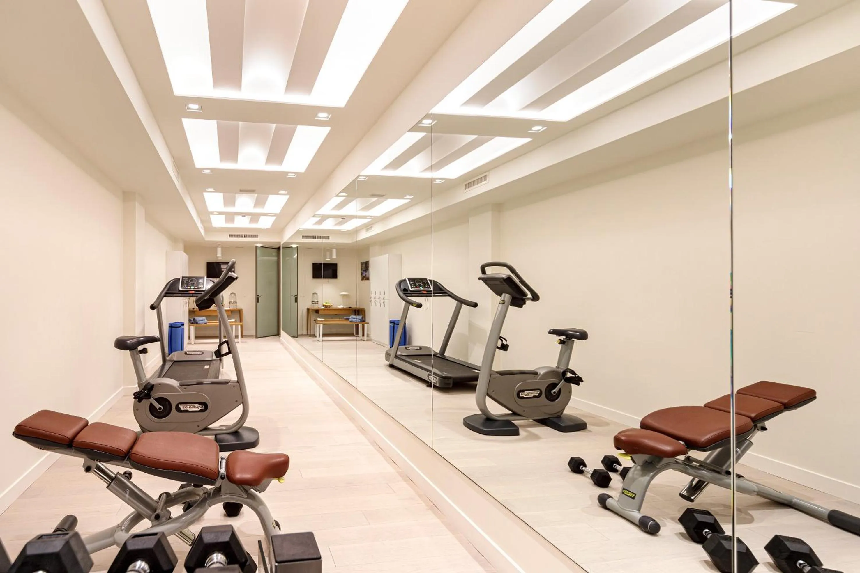 Fitness centre/facilities in Hotel Villa Blu Capri