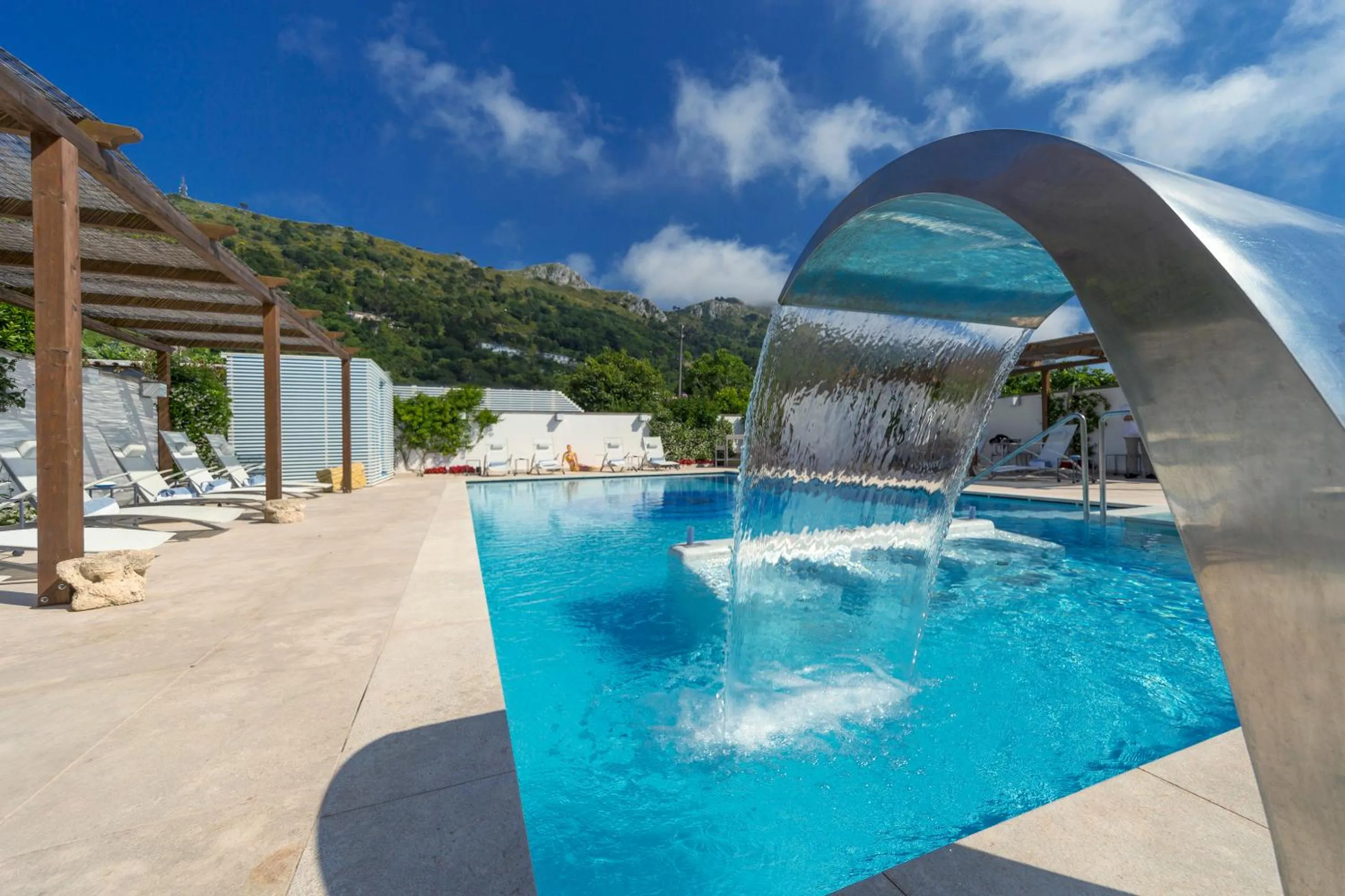 Swimming pool in Hotel Villa Blu Capri