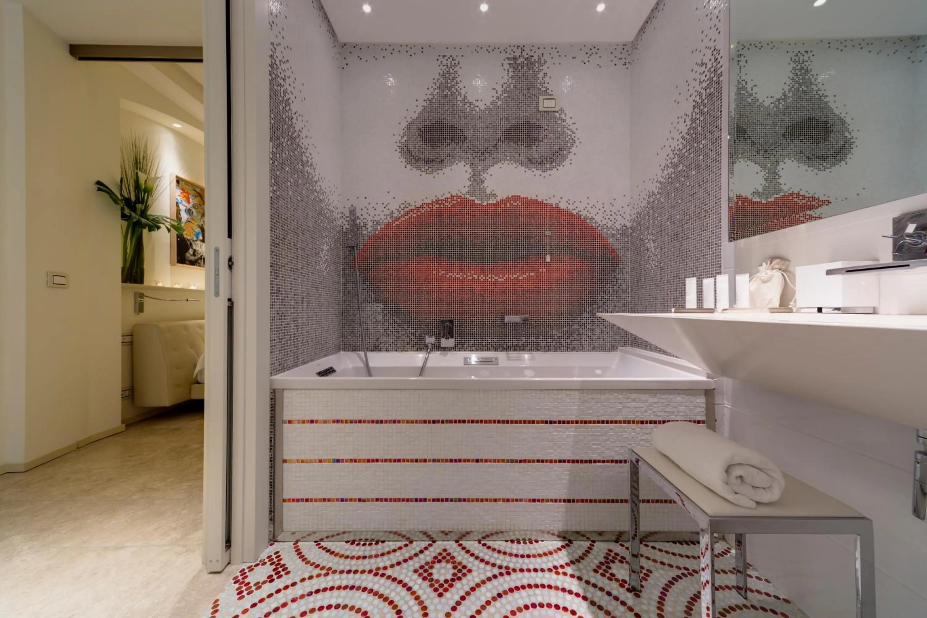 Bathroom in Hotel Villa Blu Capri