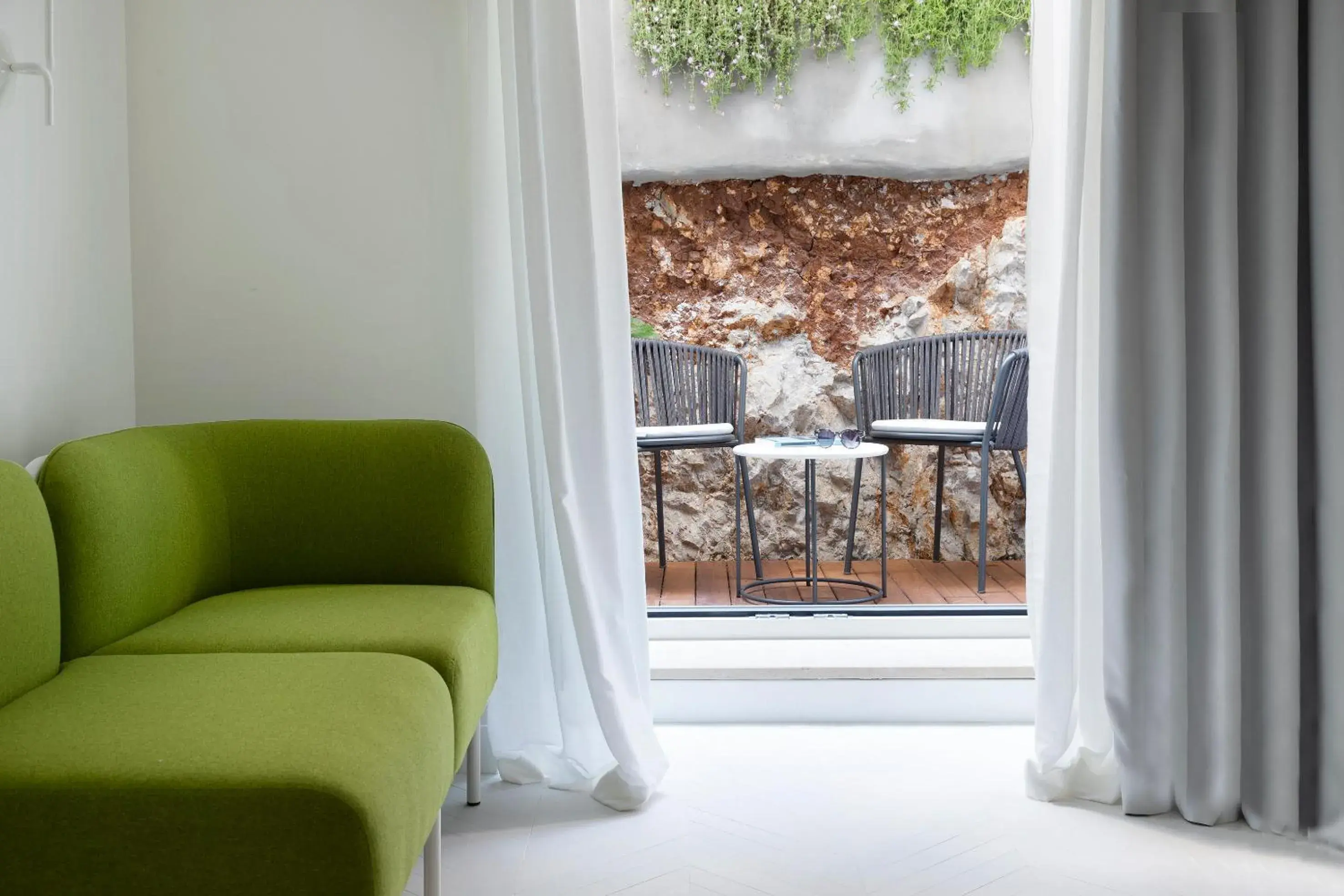 Living room in Hotel Villa Blu Capri Living room in Hotel Villa Blu Capri