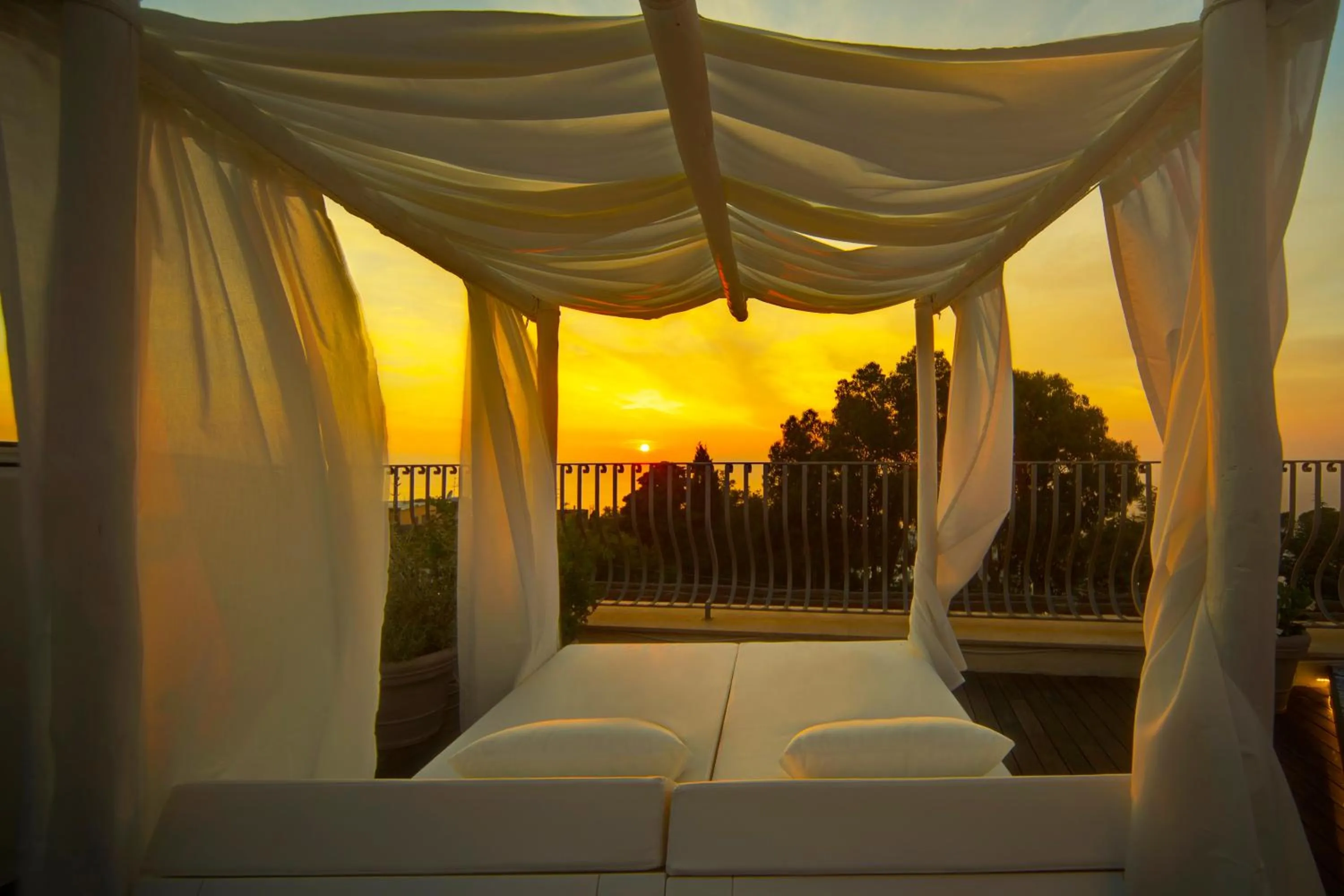 Balcony/Terrace in Hotel Villa Blu Capri