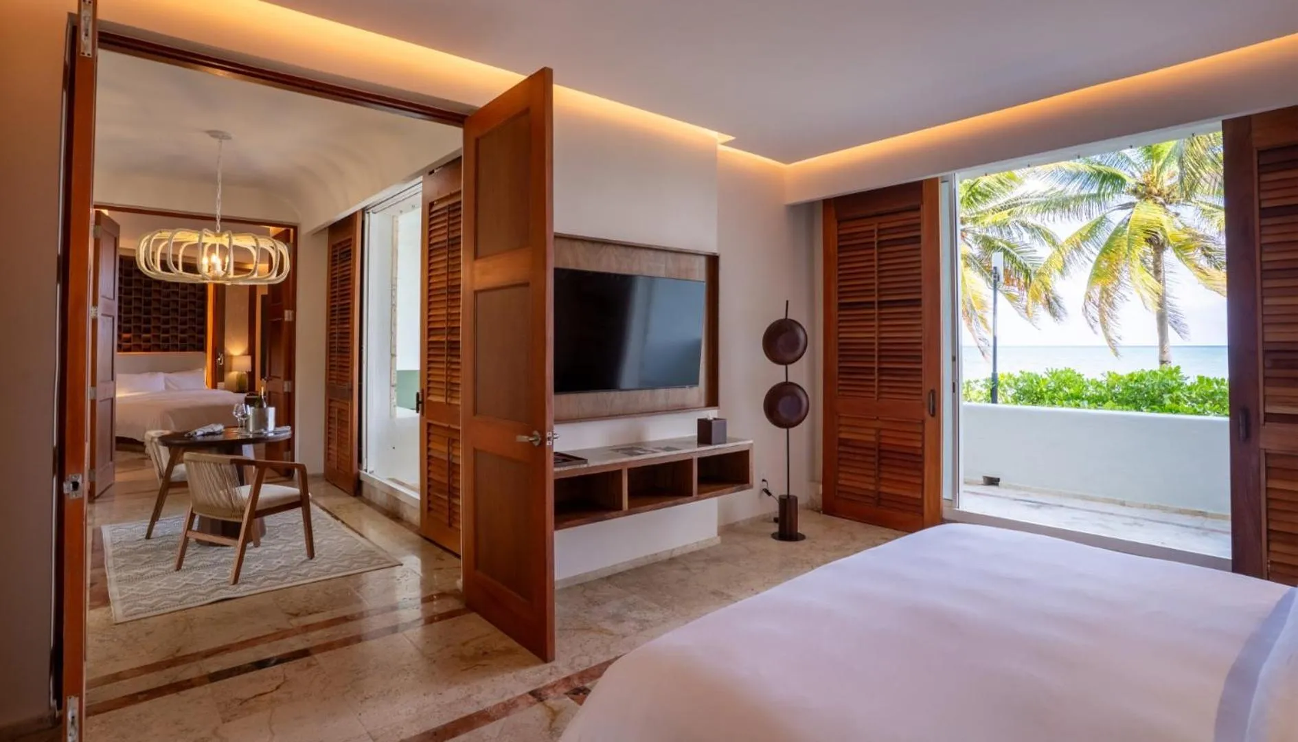 TV and multimedia, Bed in Royalton Reserve Paraíso de la Bonita, A Luxury Collection Resort, Riviera Maya, Adult All-Inclusive
