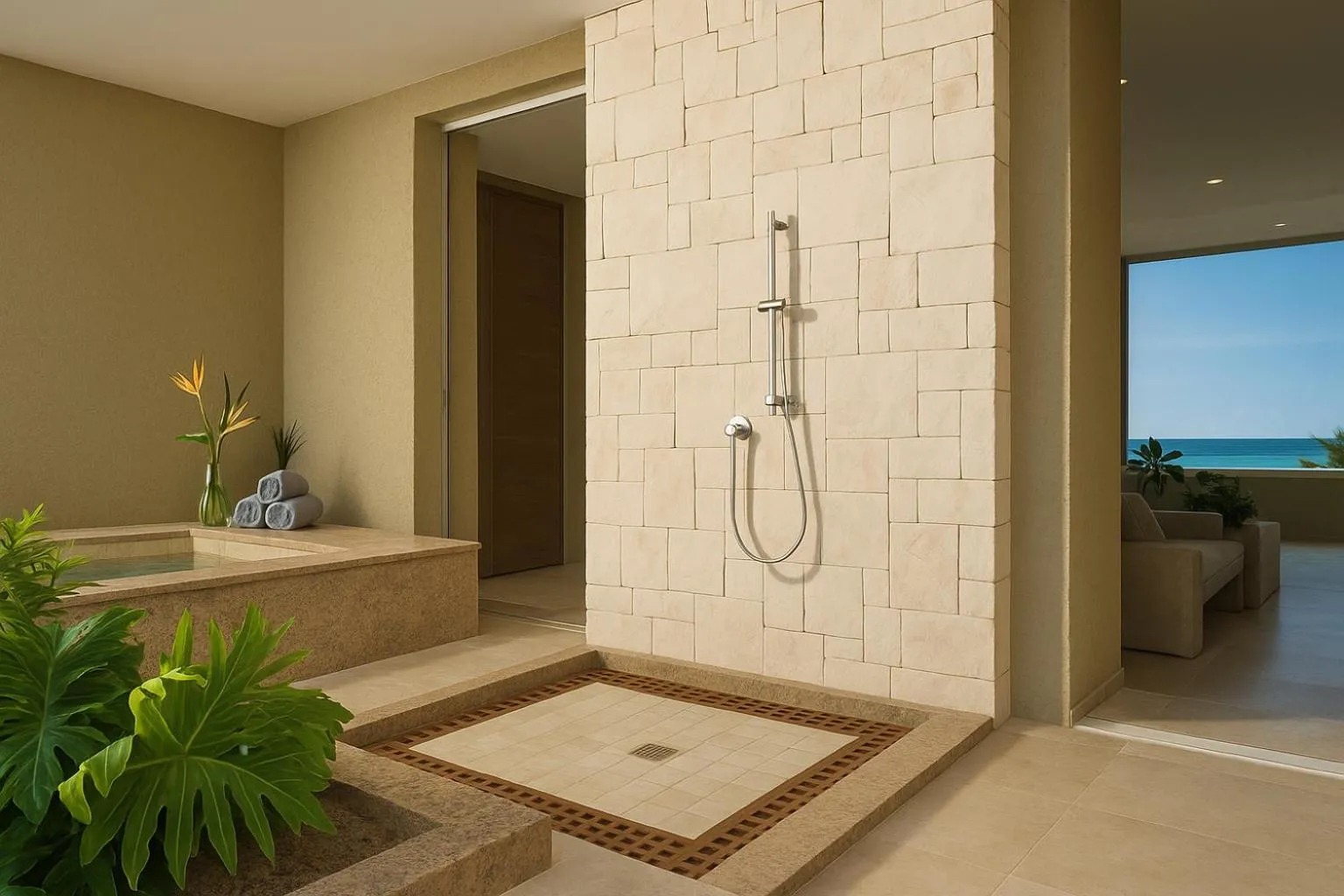 Shower in Paraiso de la Bonita Adult All-Inclusive, Member of Royalton Reserve Collection