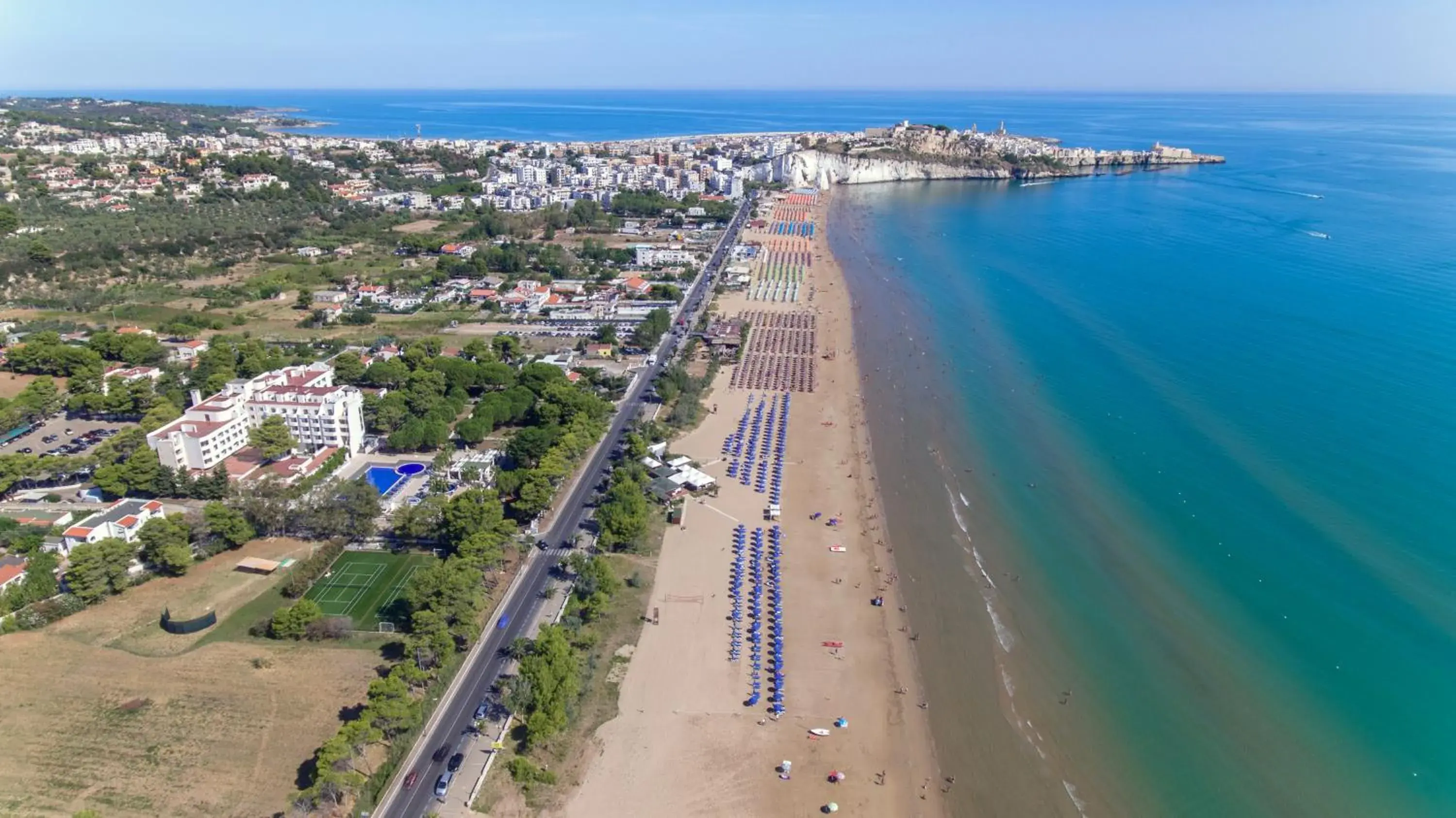 Bird's eye view in Pizzomunno Vieste Palace Hotel Bird's eye view in Pizzomunno Vieste Palace Hotel