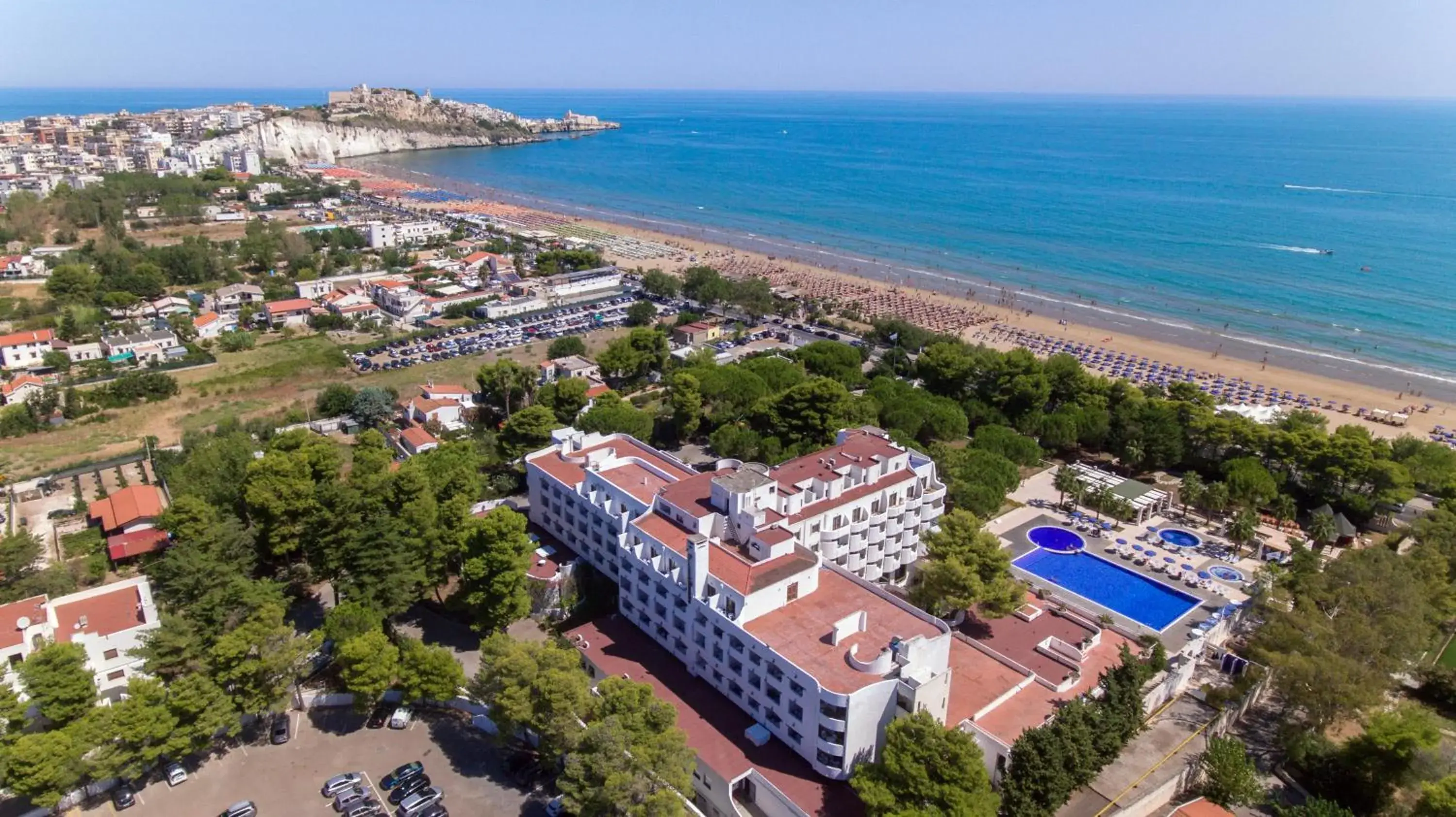 Bird's eye view in Pizzomunno Vieste Palace Hotel Bird's eye view in Pizzomunno Vieste Palace Hotel