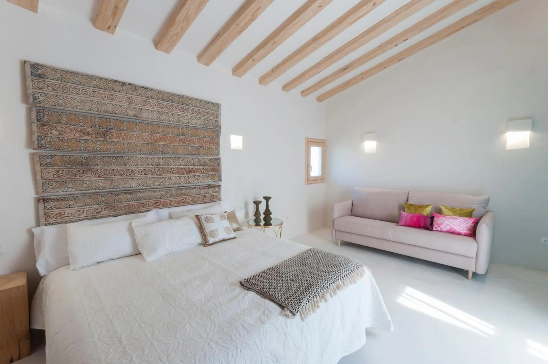 Bed in Boho Suites Denia