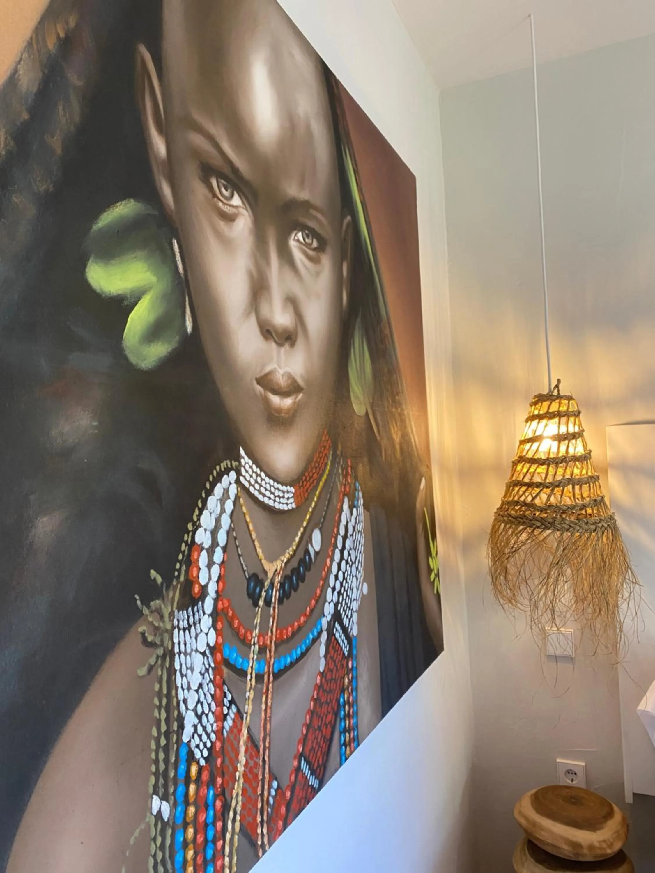 Decorative detail in Boho Suites Denia