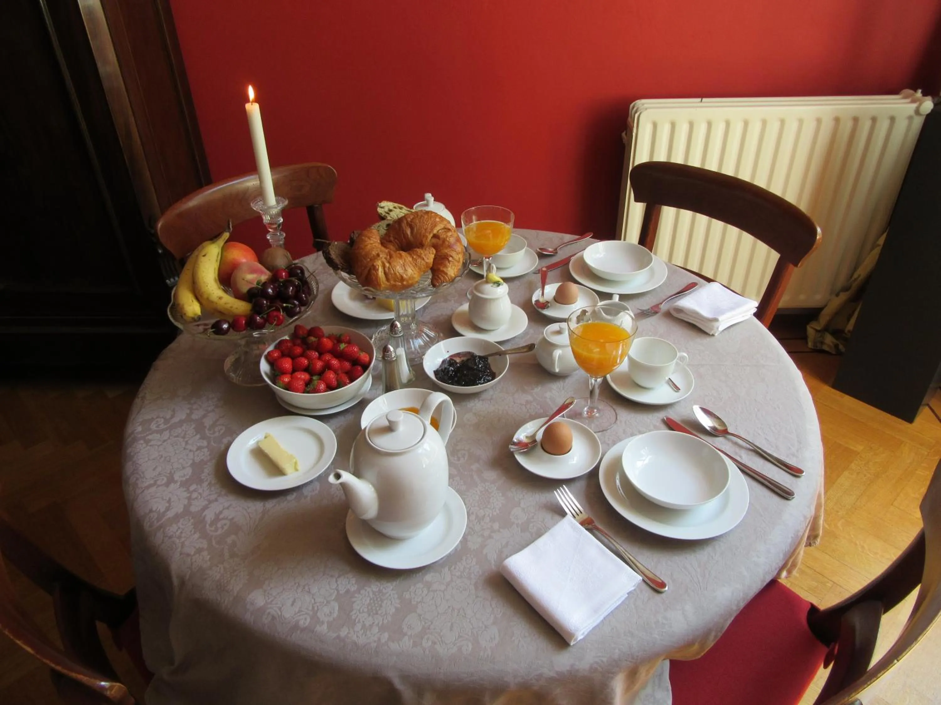 Food close-up in Emma's B&B