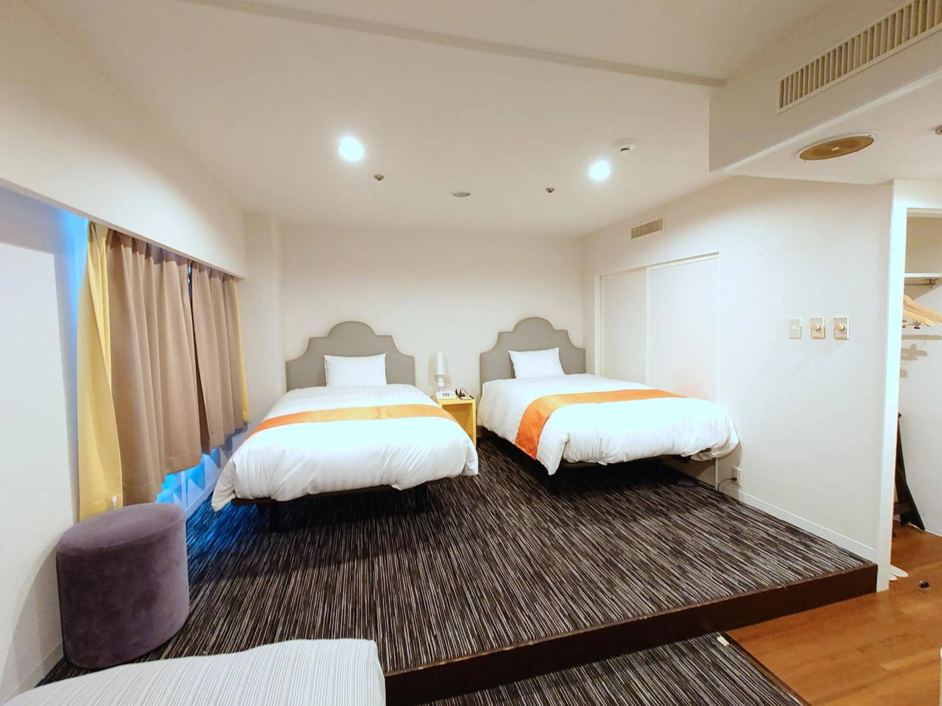 Bed in Hotel Montoview Yonezawa