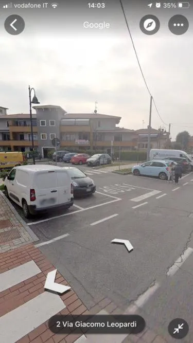 Street view in B&B Corte Seguini