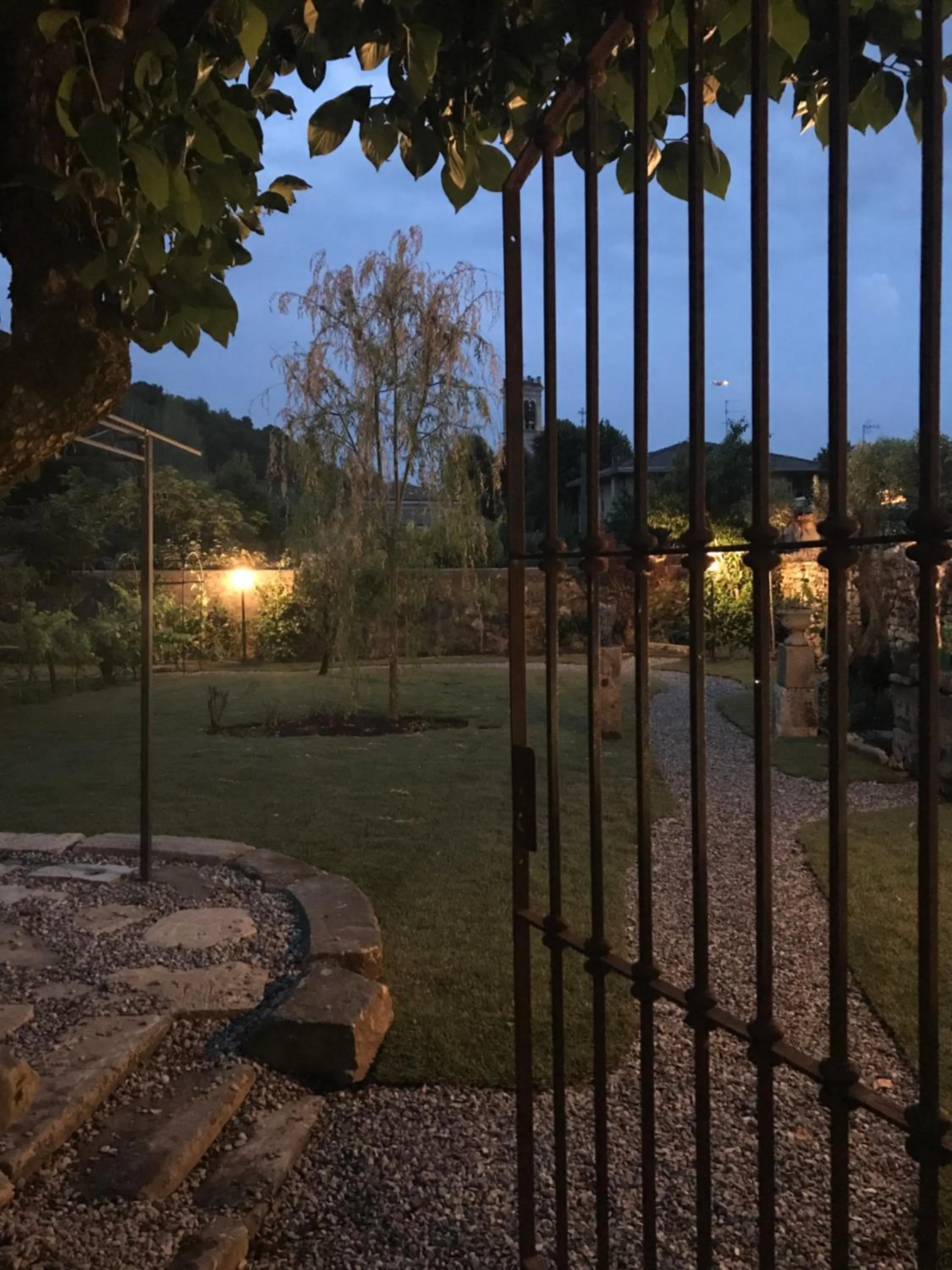 Garden view in B&B Corte Seguini