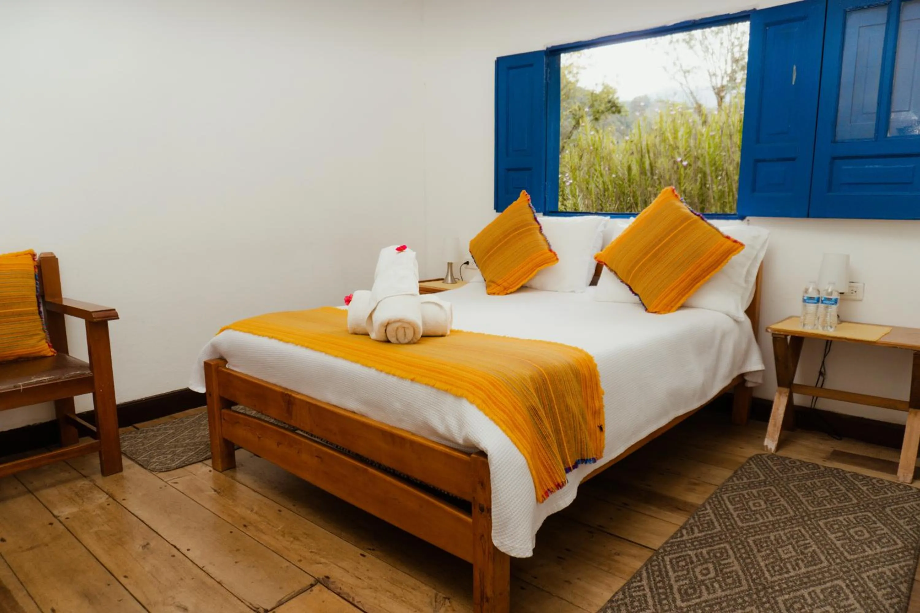 Double Room with Mountain View - single occupancy in Reserva Guadalajara - Authentic farm with Horses in Cocora Valley - Salento