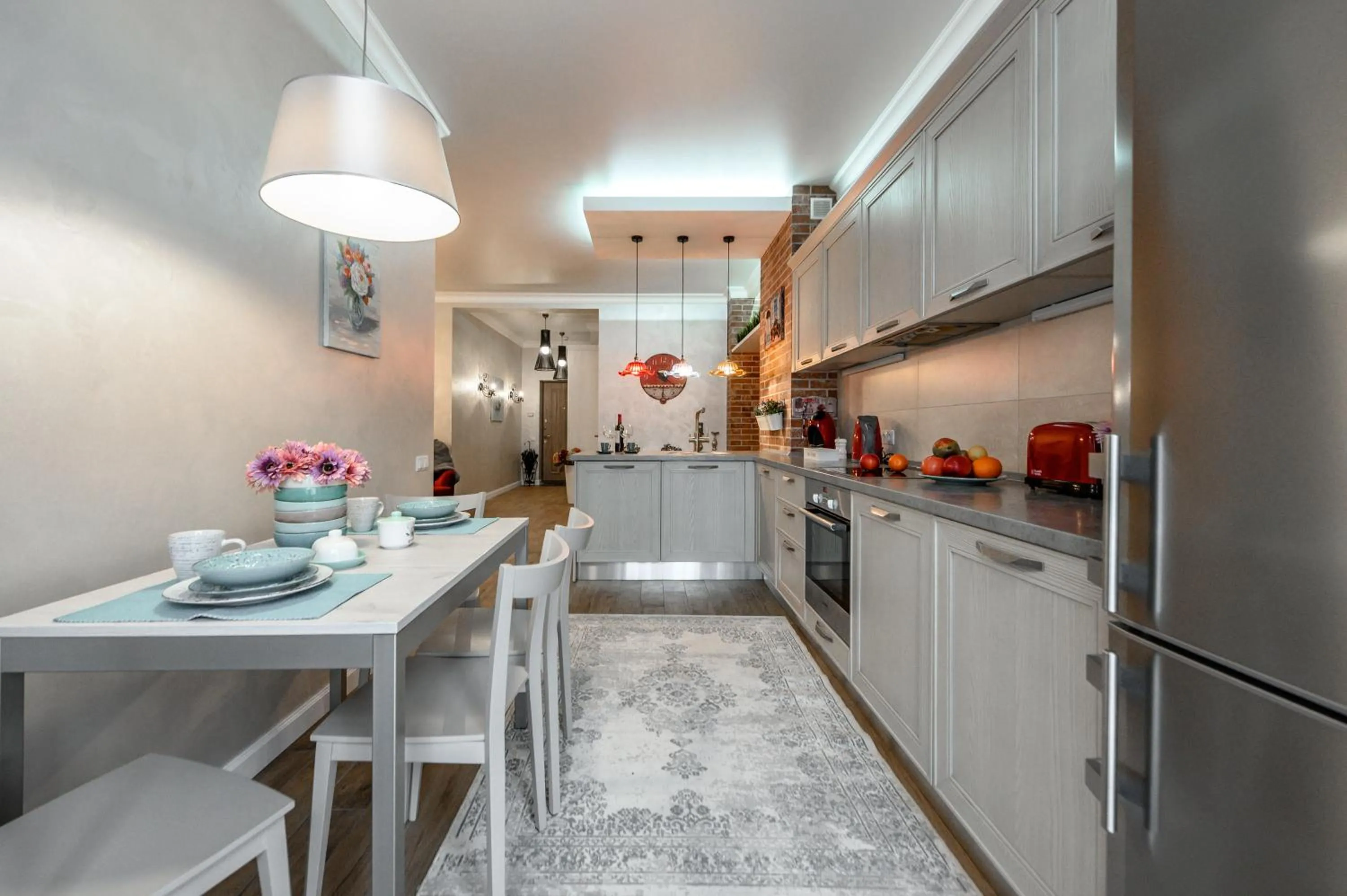 Dining area in Arkadia Plaza Design Apartment
