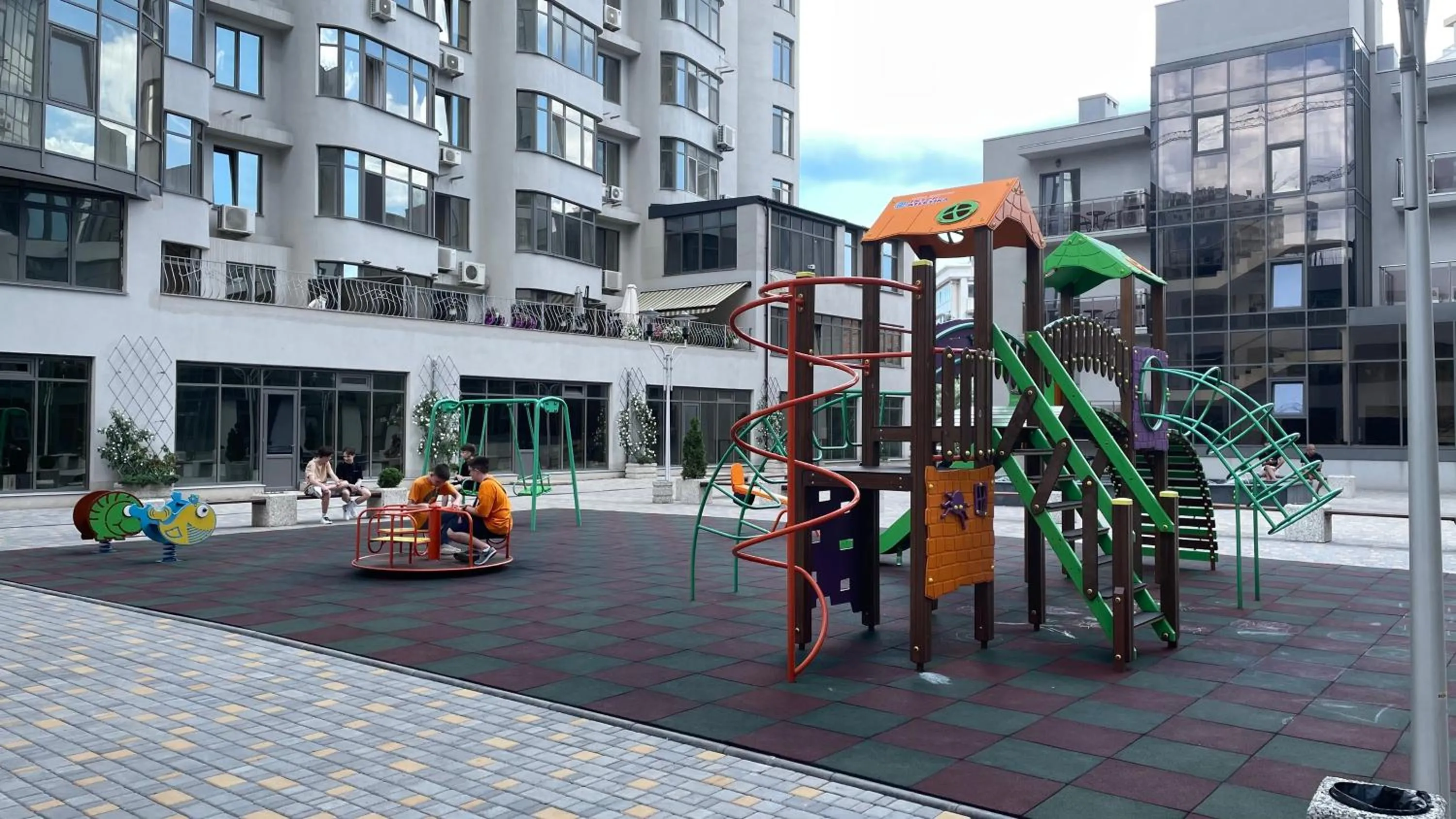 Children play ground in Arkadia Plaza Design Apartment