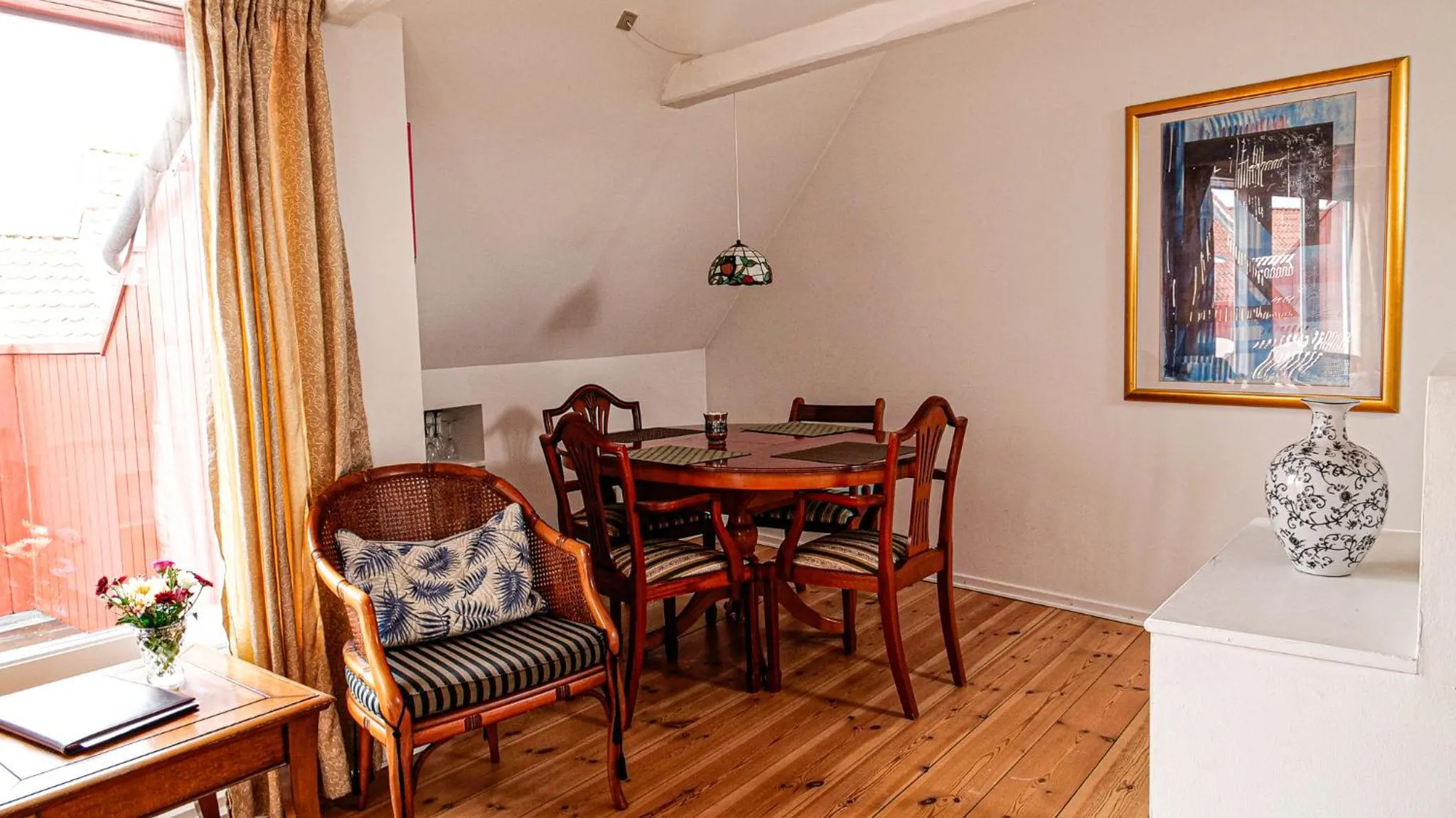Seating area in Hotel Ærø
