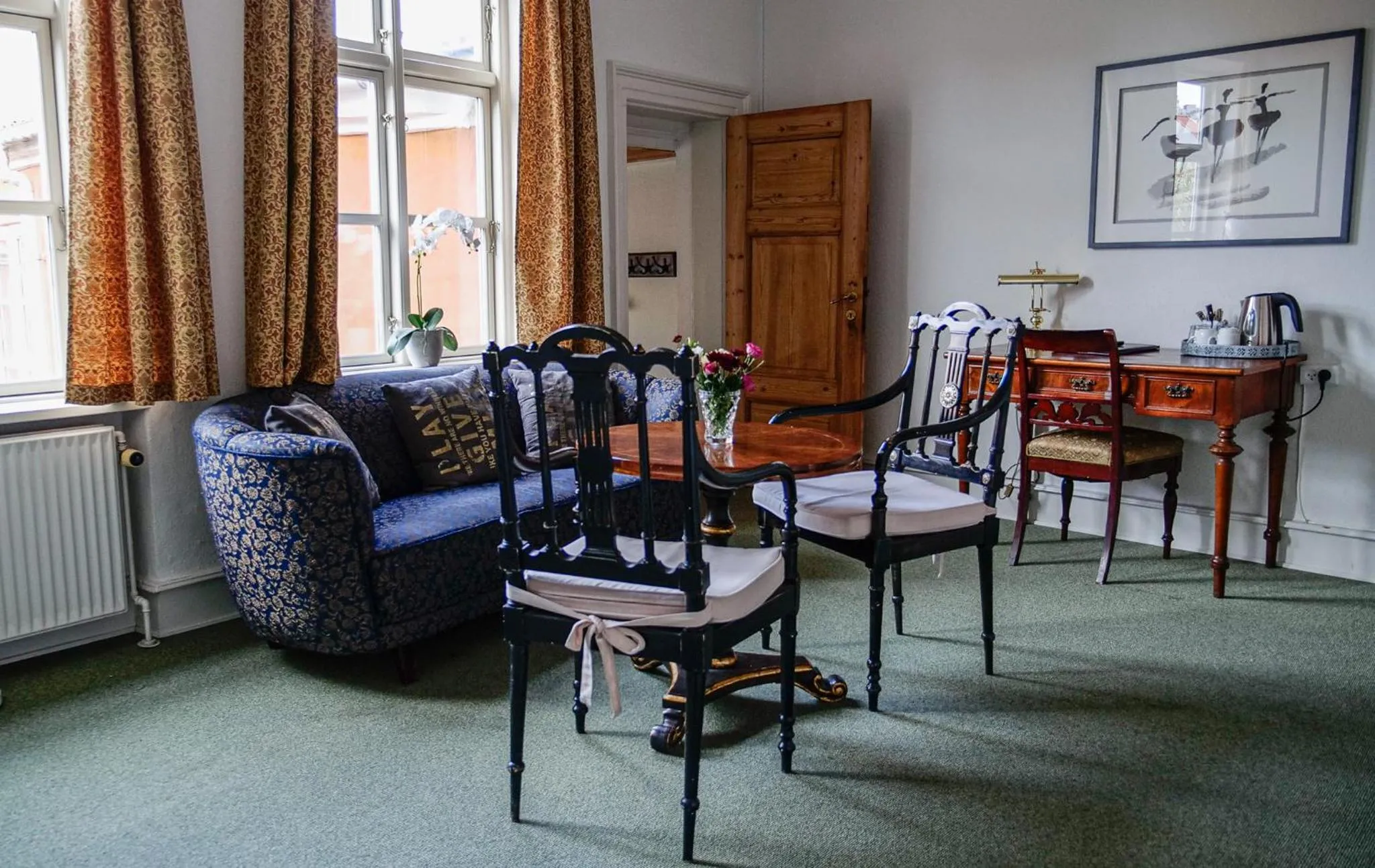 Seating area in Hotel Ærø