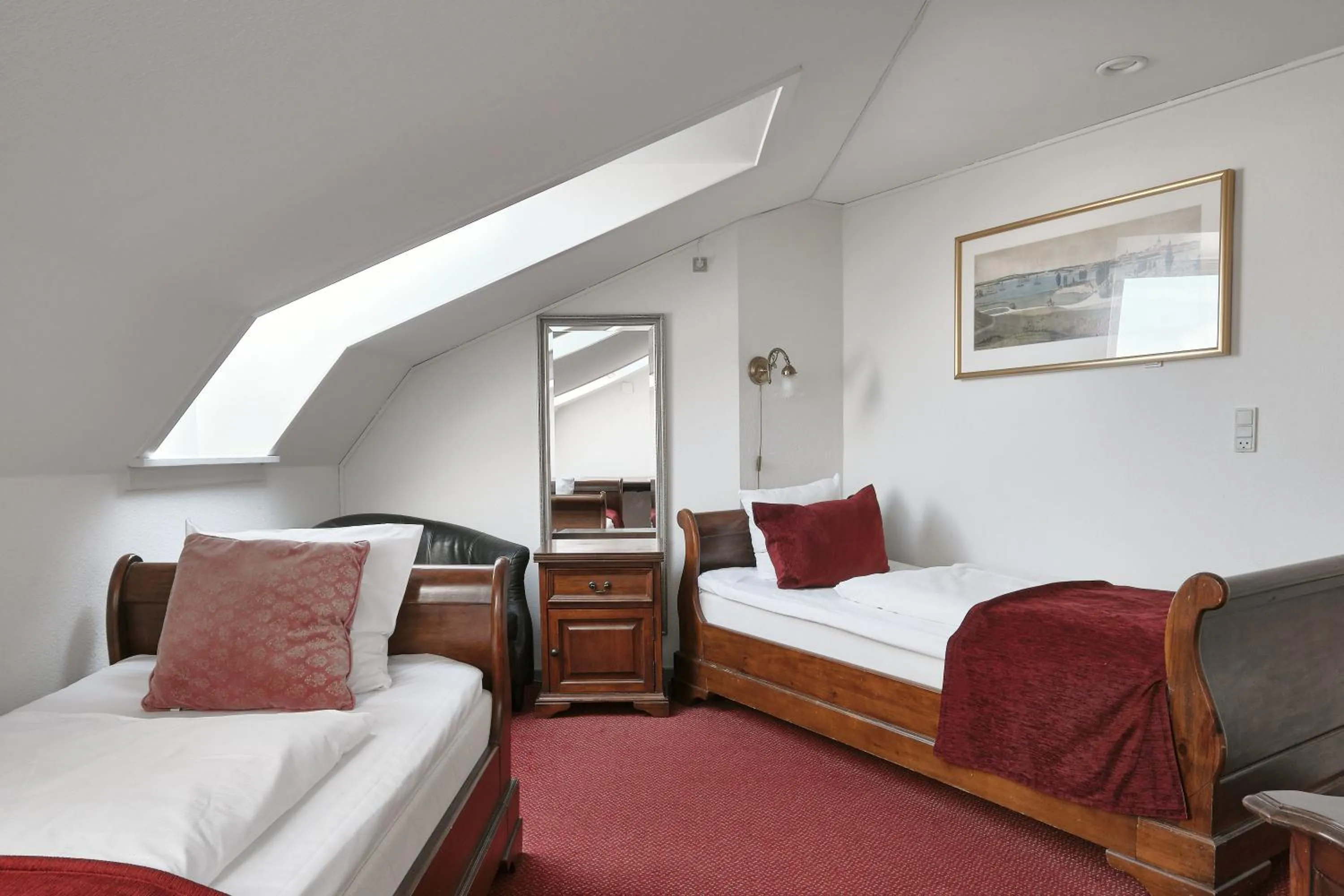 Bedroom, Bed in Hotel Ærø