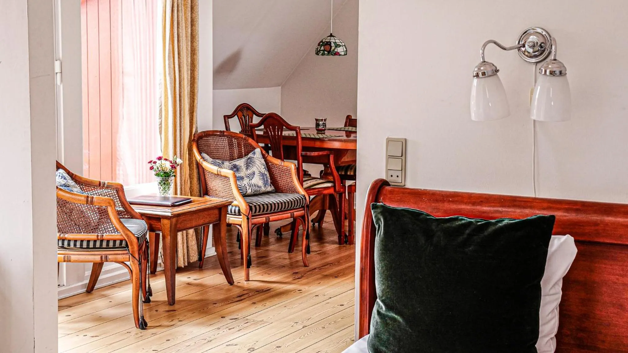 Seating area in Hotel Ærø